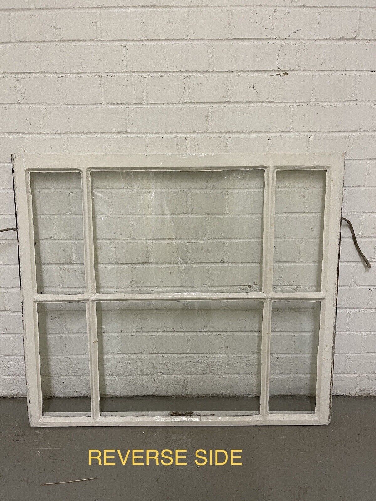 Pair Of Reclaimed Edwardian 6 Panel Wooden Sash Window 910 x 805mm 910 x 835mm