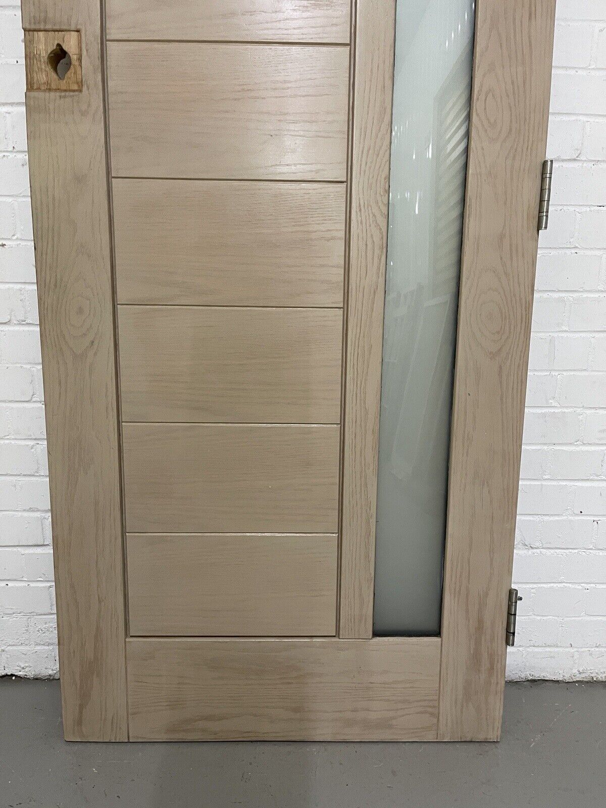 Oak Veneer Bespoke Wooden External Front Door 1965 x 840mm