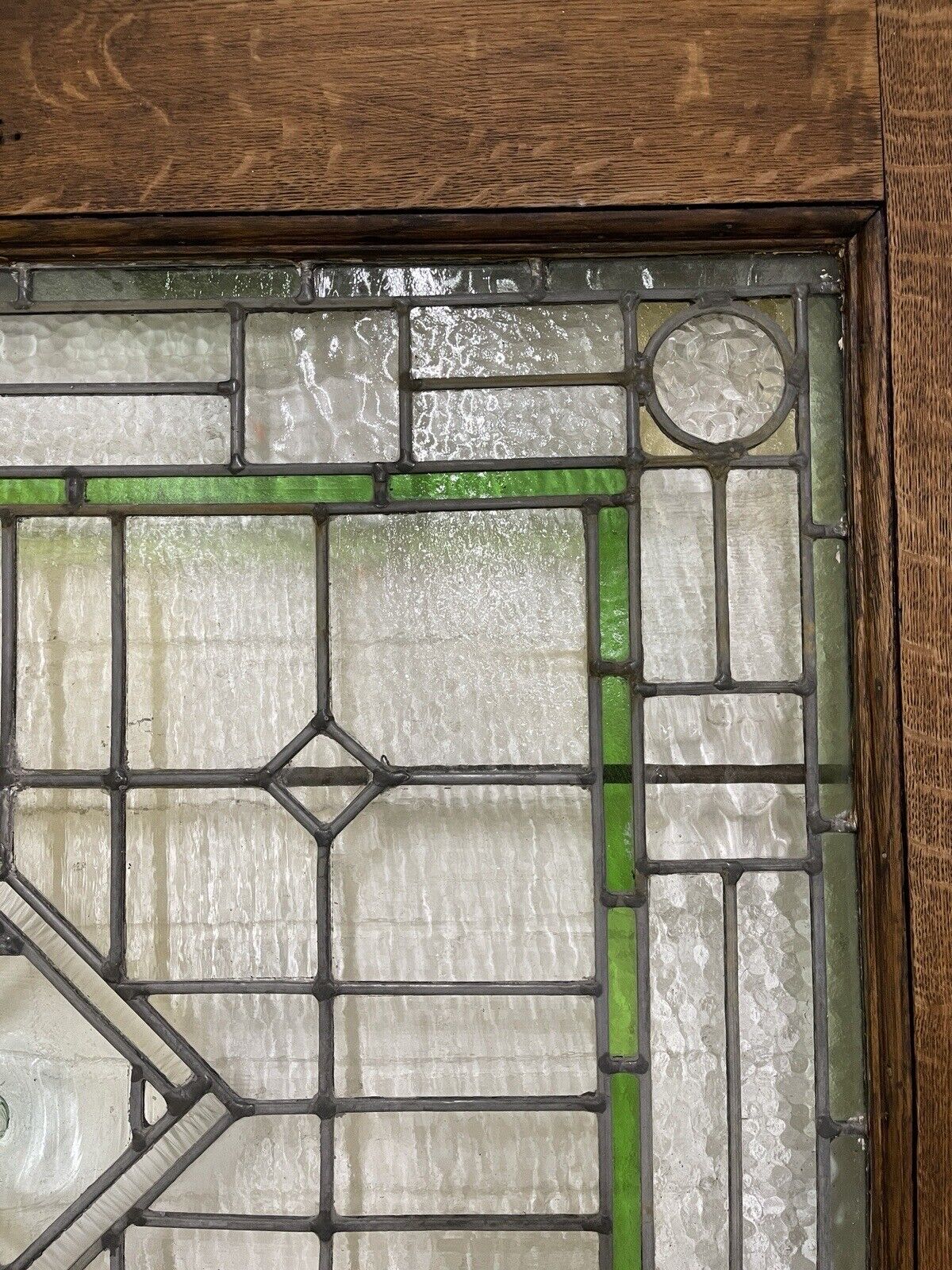 Reclaimed Arts And Crafts Old Oak Wooden Front Door 2120 Or 2125 x 1140mm