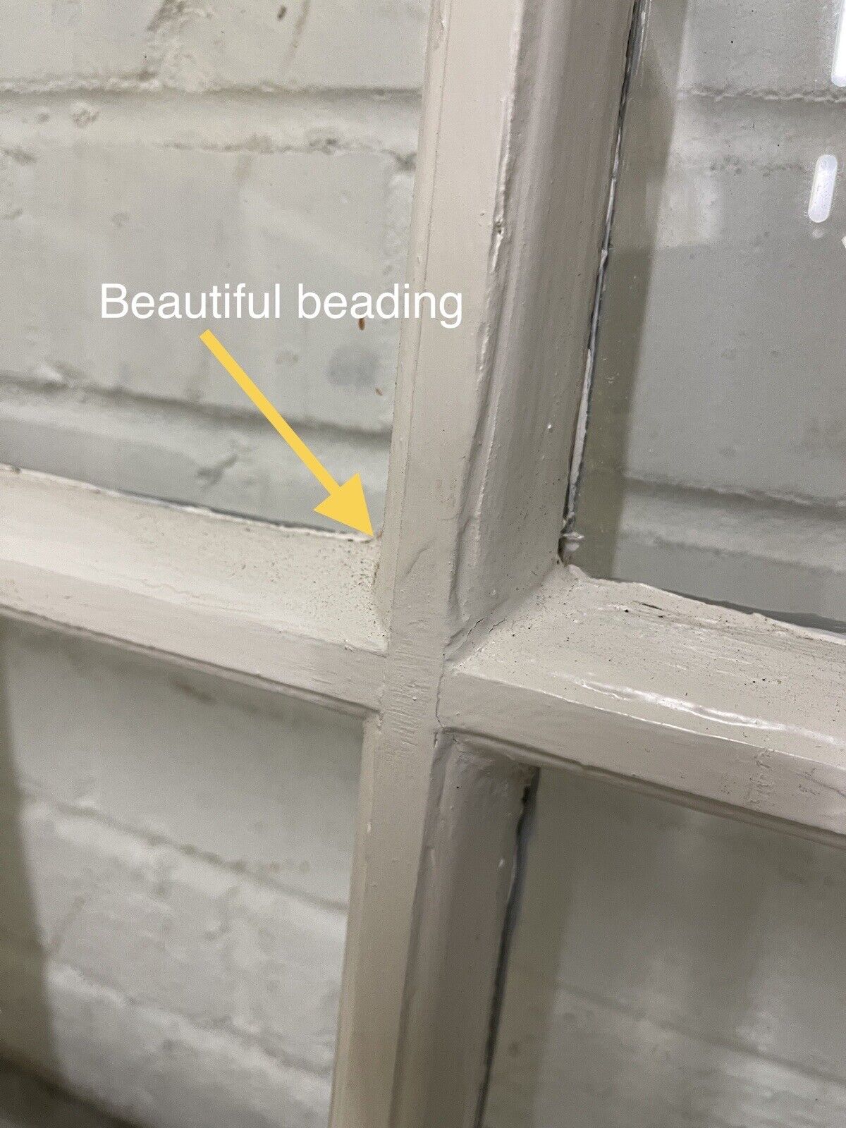 Pair Of Reclaimed Georgian 4 Panel Wooden Panel Sash Window 547 x 463mm