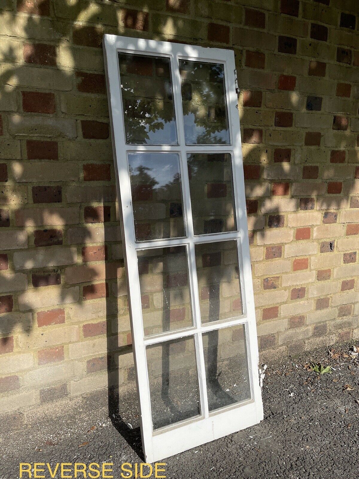 Reclaimed Old Georgian 8 Panel Wooden Window 1500 x 520mm