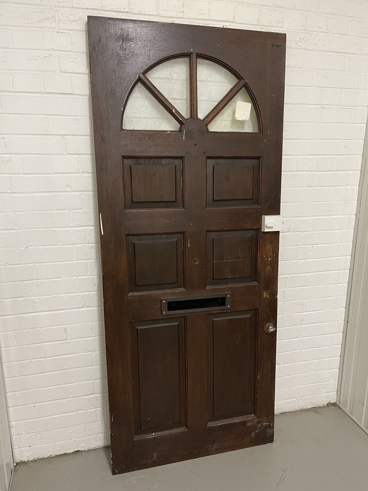 Reclaimed Carolina Old Single Glazed Glass Wooden Door 1967 x 833mm