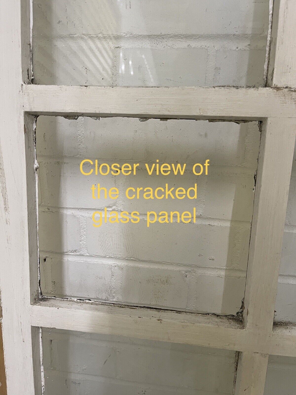 Modern Georgian 10 Panel Wooden Window 605 x 1295mm