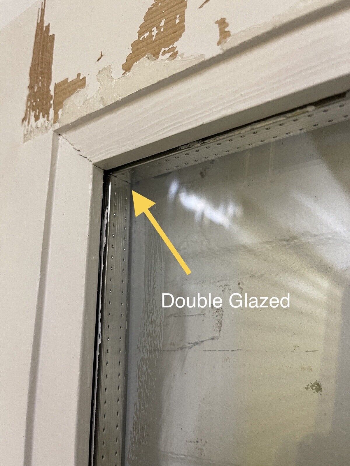 Reclaimed Old French Double Glazed Glass Wooden Double Doors 1975 x 1165mm
