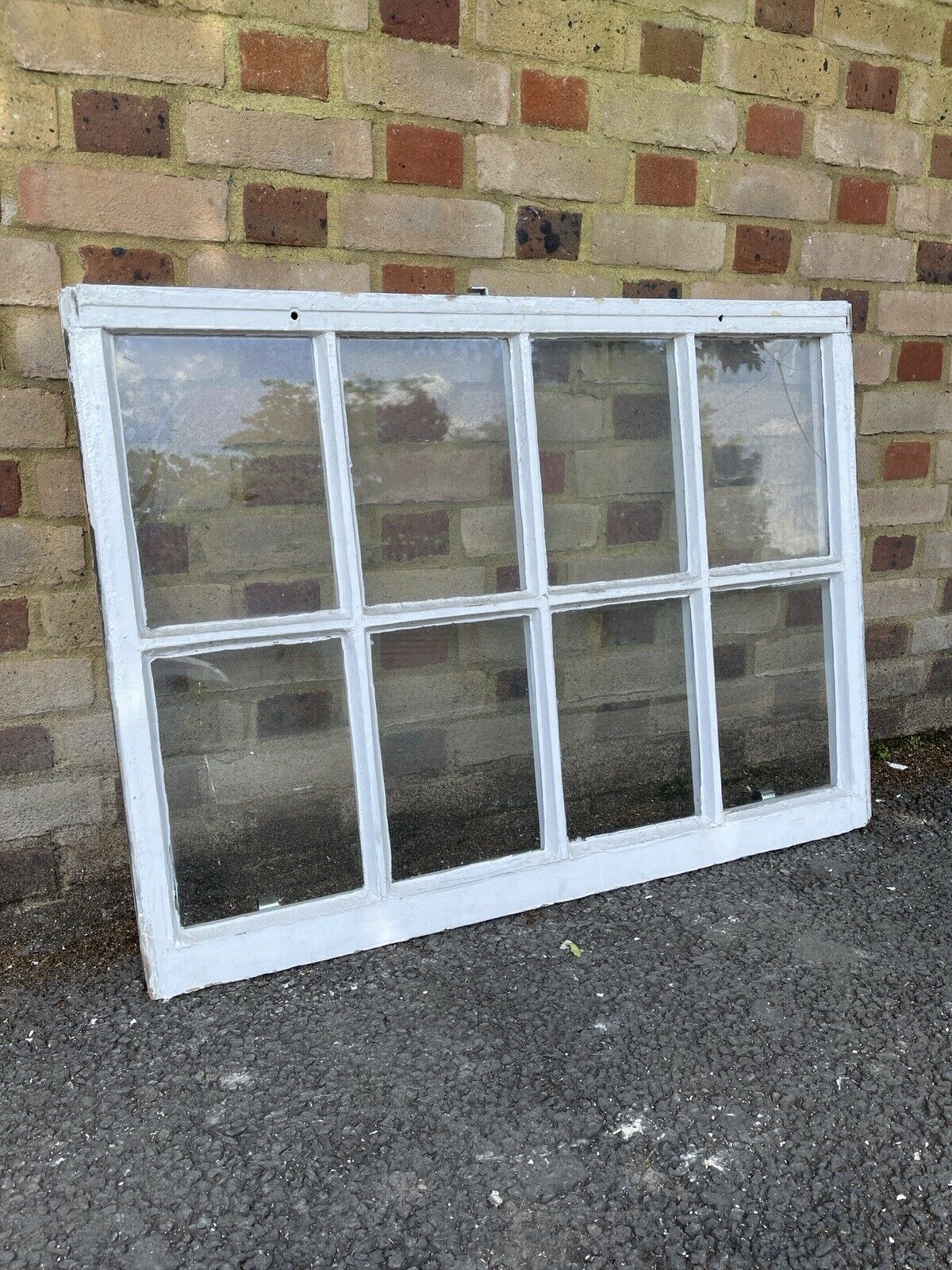 Modern Georgian 8 Panel Wooden Window 1080 x 790mm