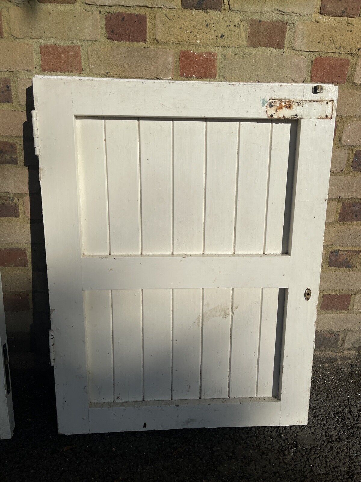 Solid Hardwood External Safety Glass panel Stable Door. 1980 X 760mm