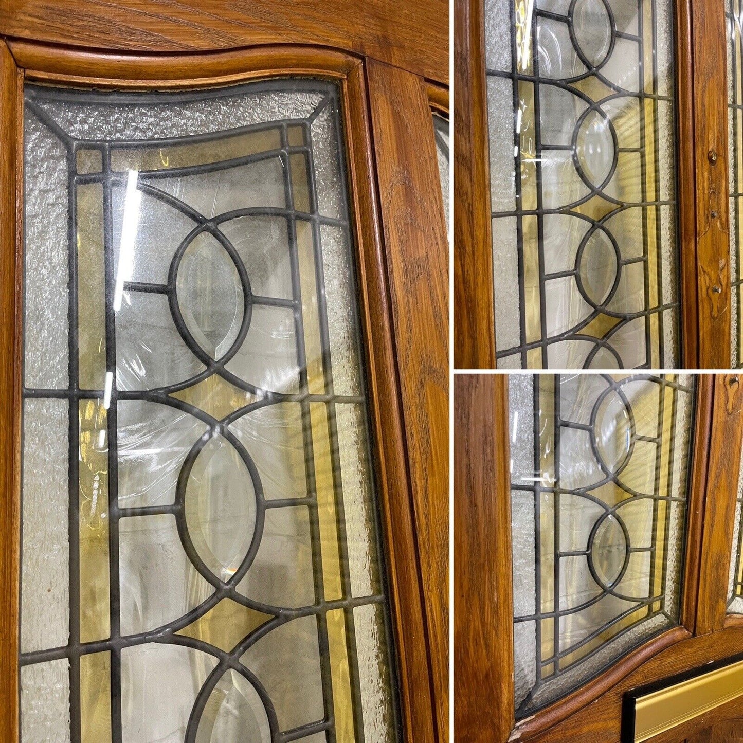 Reclaimed Style Edwardian Modern Stained Glass Front Door 2010 or 2005 x 814mm