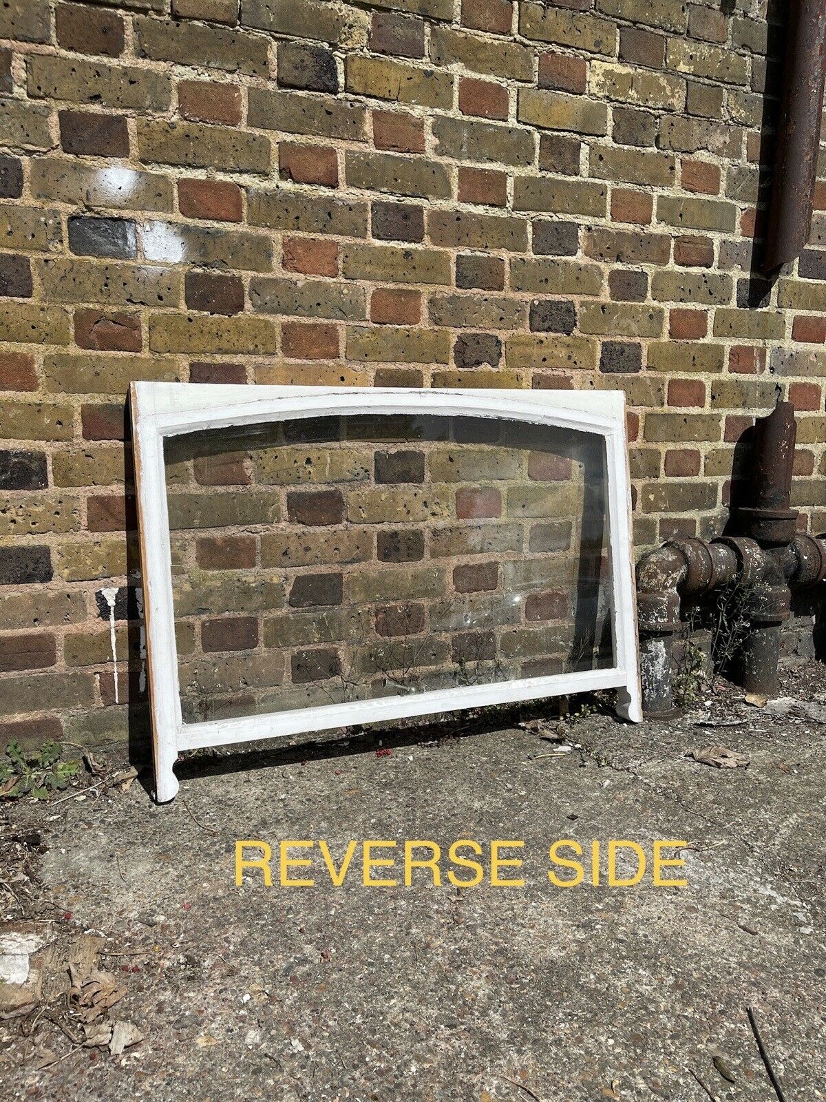 Reclaimed Old Victorian Edwardian Arch Panel Wooden Sash Window