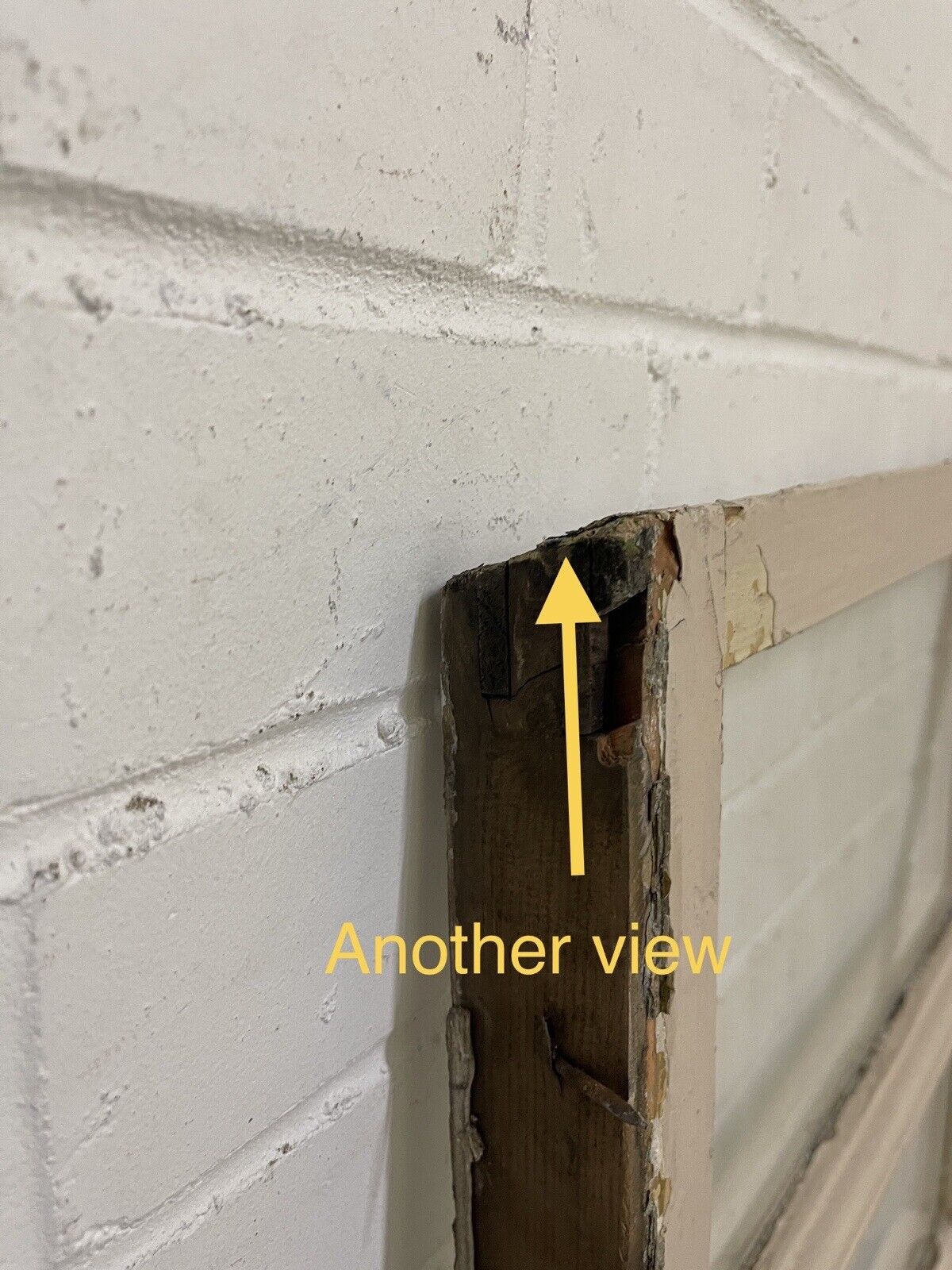 Reclaimed Old Georgian 4 panel Wooden Window 1045 or 1035 x 520mm