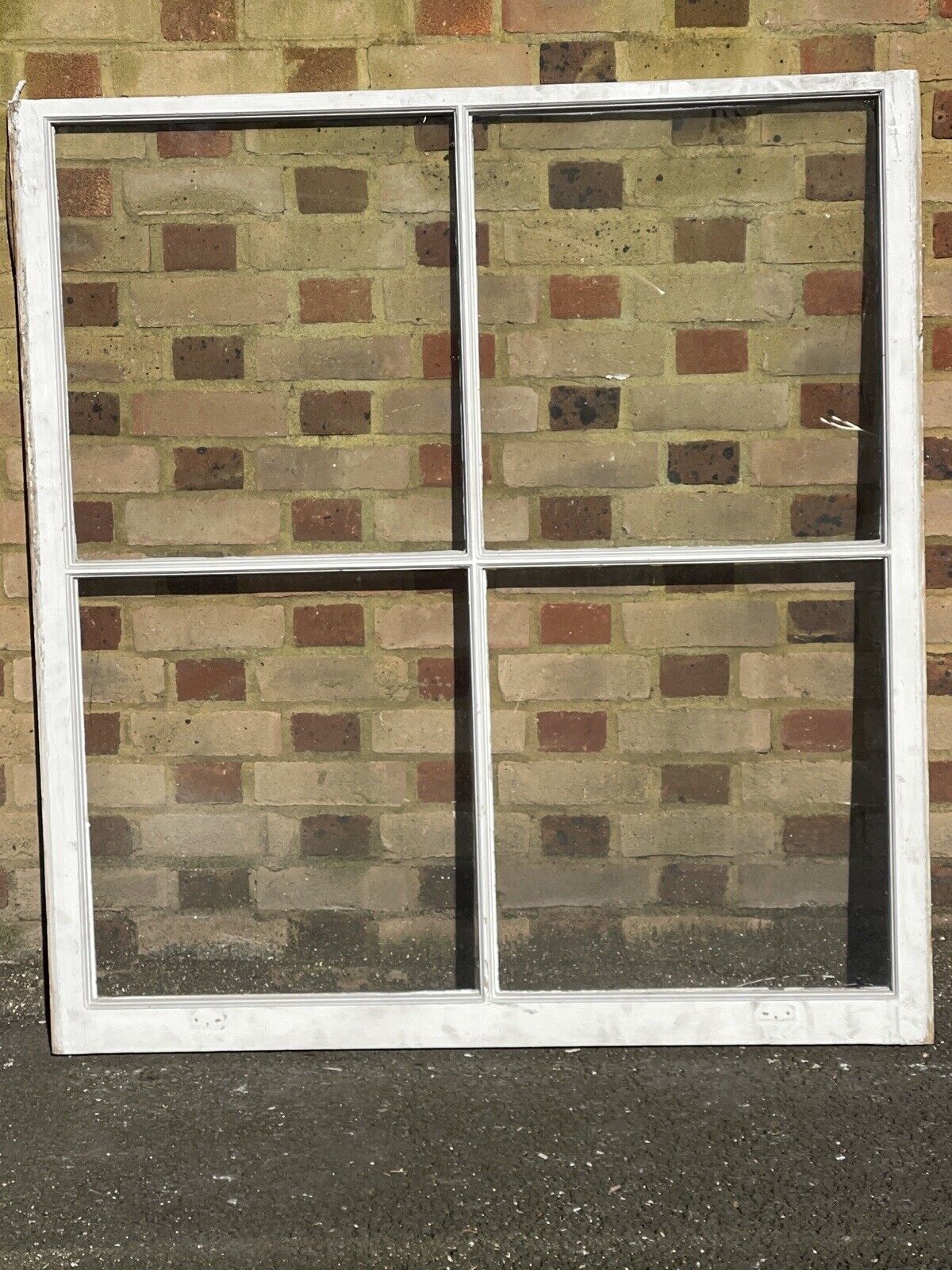 Reclaimed Old Large Georgian 4 Panel Wooden Window 1215 x 1315mm