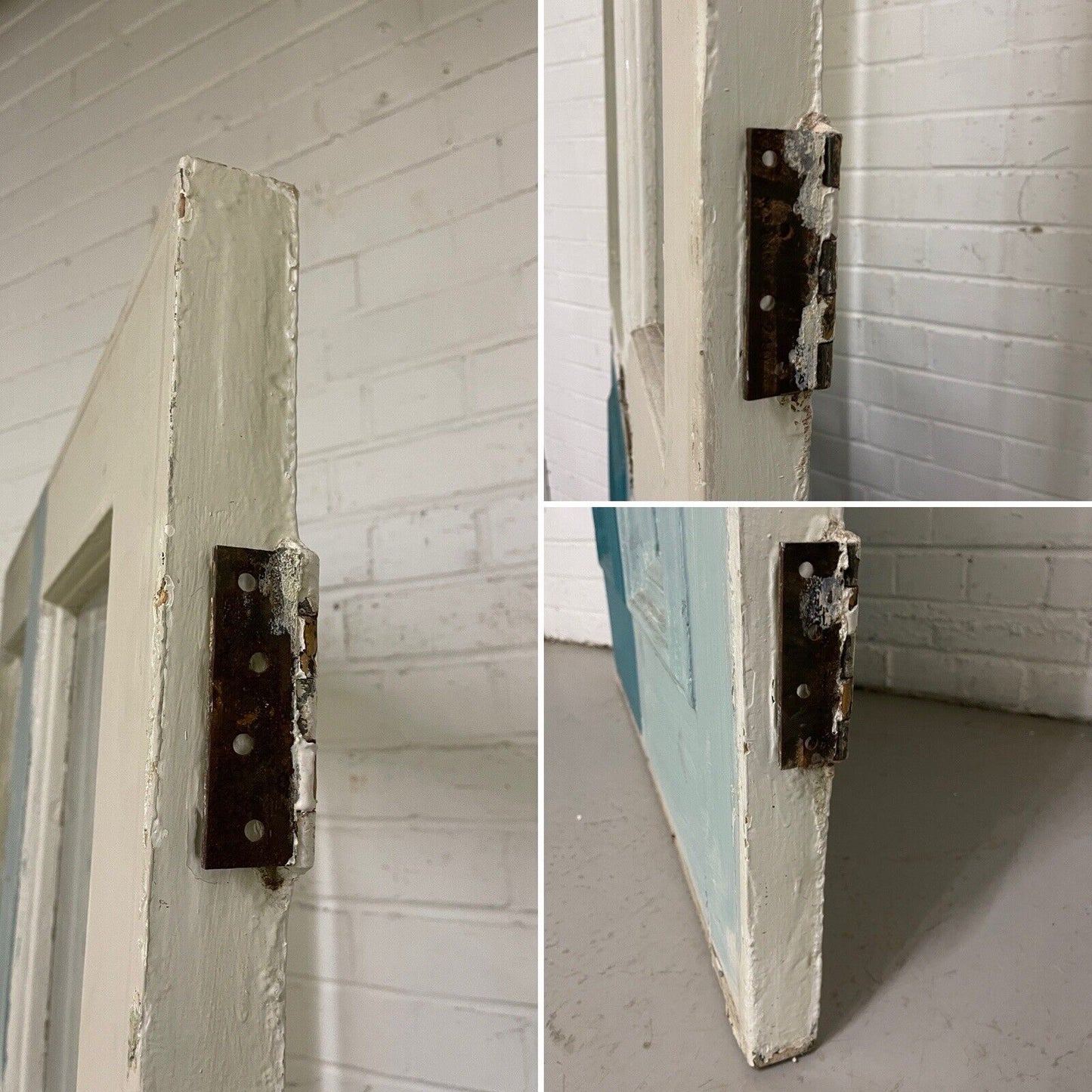 Reclaimed Victorian Edwardian Wooden Panel Front Door 2084 x 910mm
