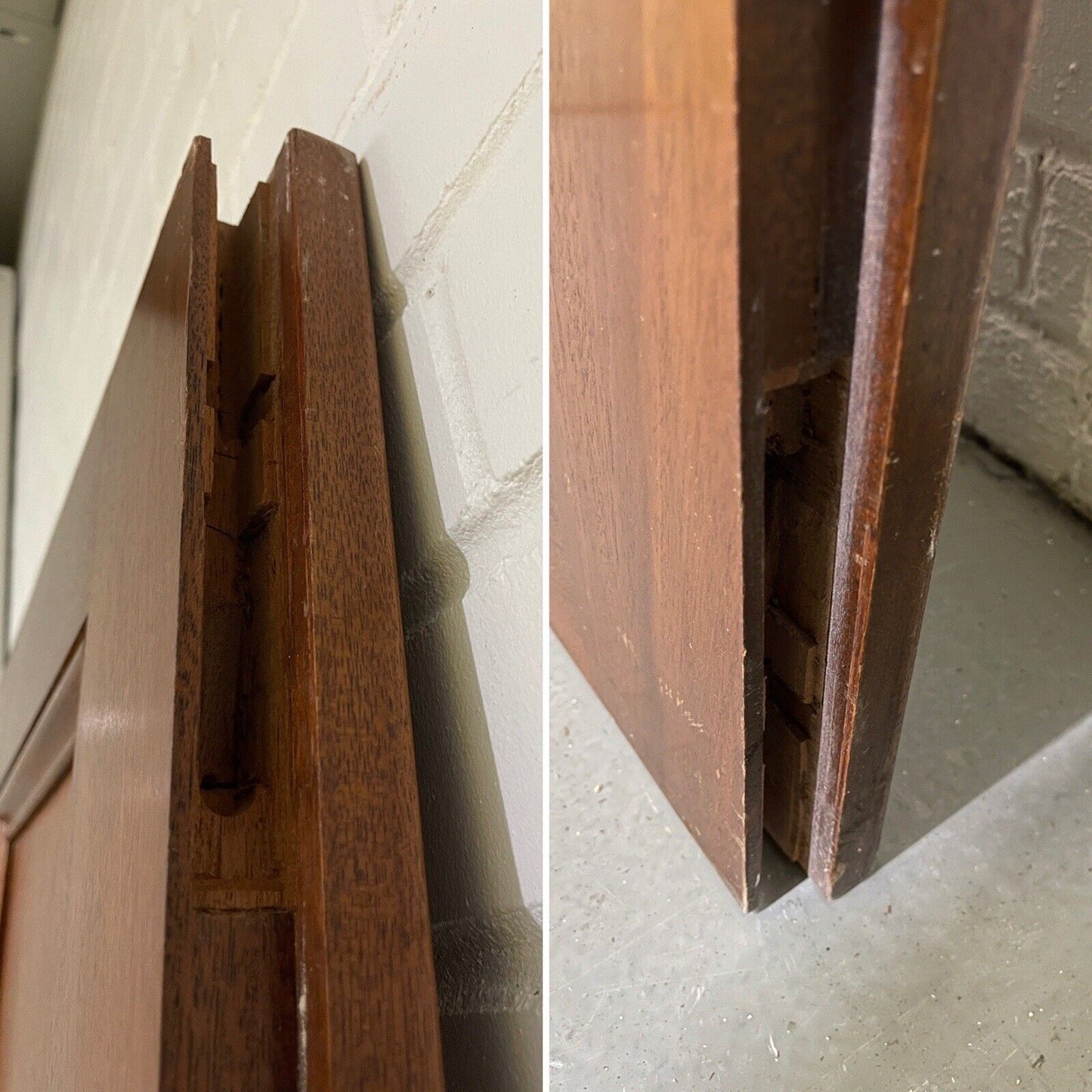 Reclaimed Large French Mahogany Wooden Double Doors Provenance Knightsbridge