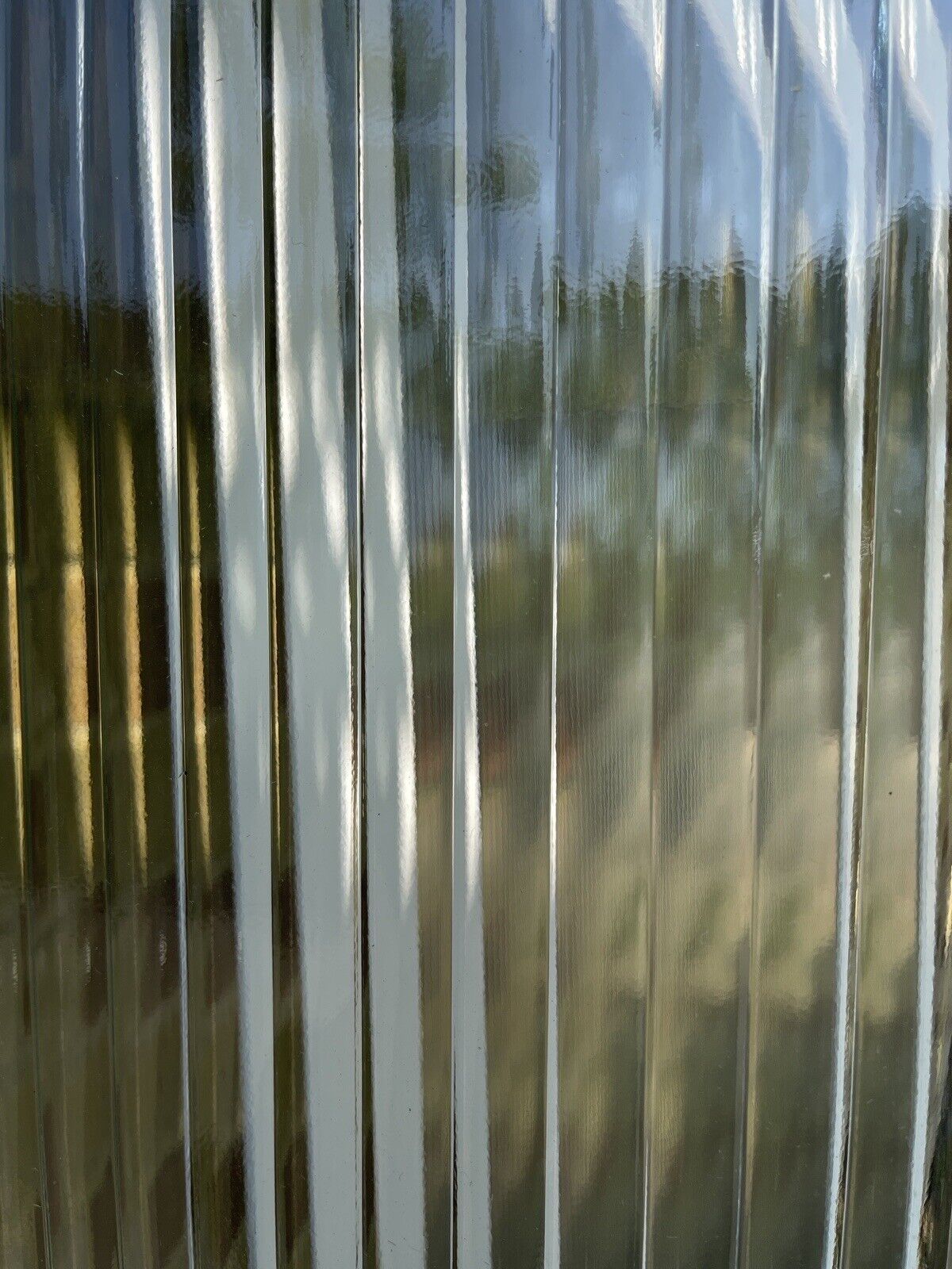 Reclaimed Reeded Glass Internal Or External French Doors 1950 x 1505mm