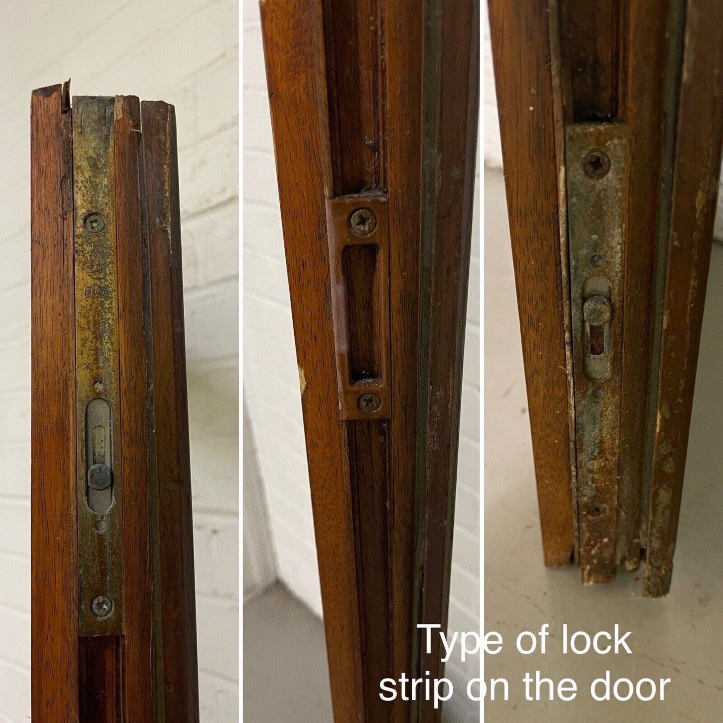 Reclaimed Old French Double Glazed Glass Wooden Double Doors 1923 x 990mm