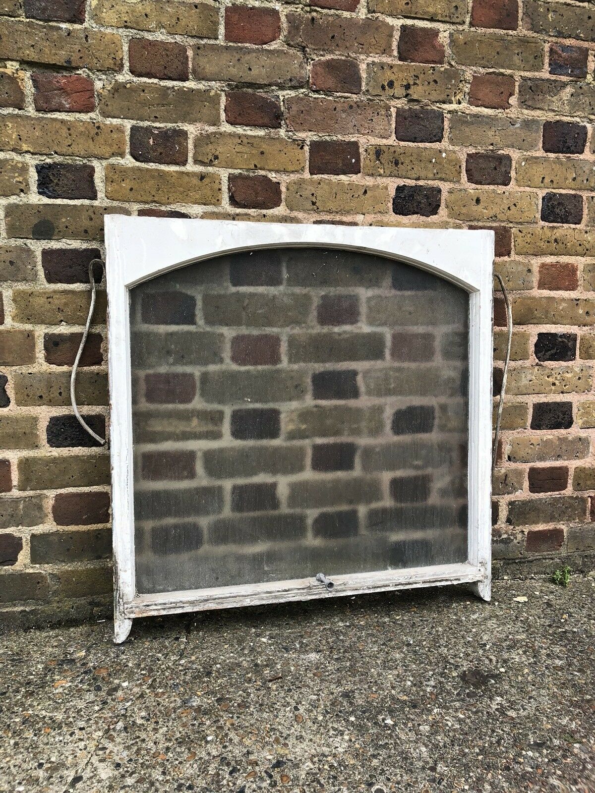 Reclaimed Old Victorian Edwardian Arch Panel Sash Window