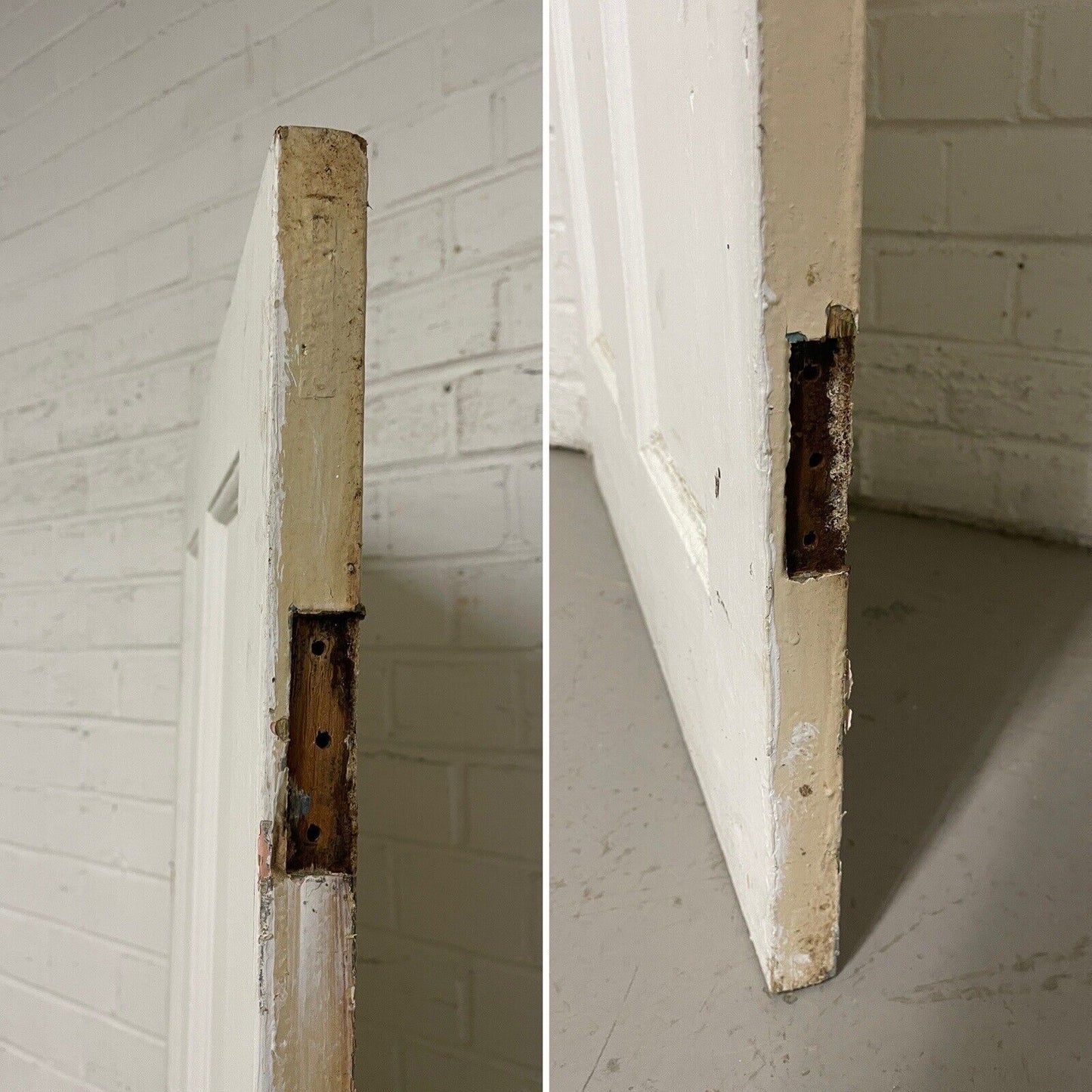 Reclaimed Victorian Pine Internal 4 panel Door 1945 x 605mm