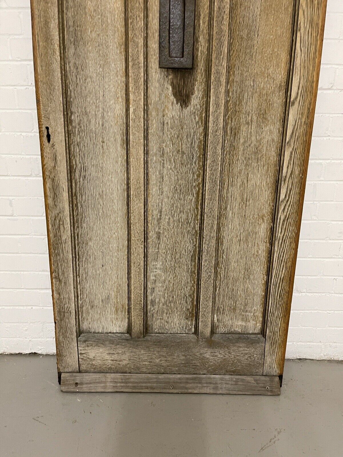 Reclaimed Victorian Edwardian Wooden Panel External Front Door 2073 x 860mm