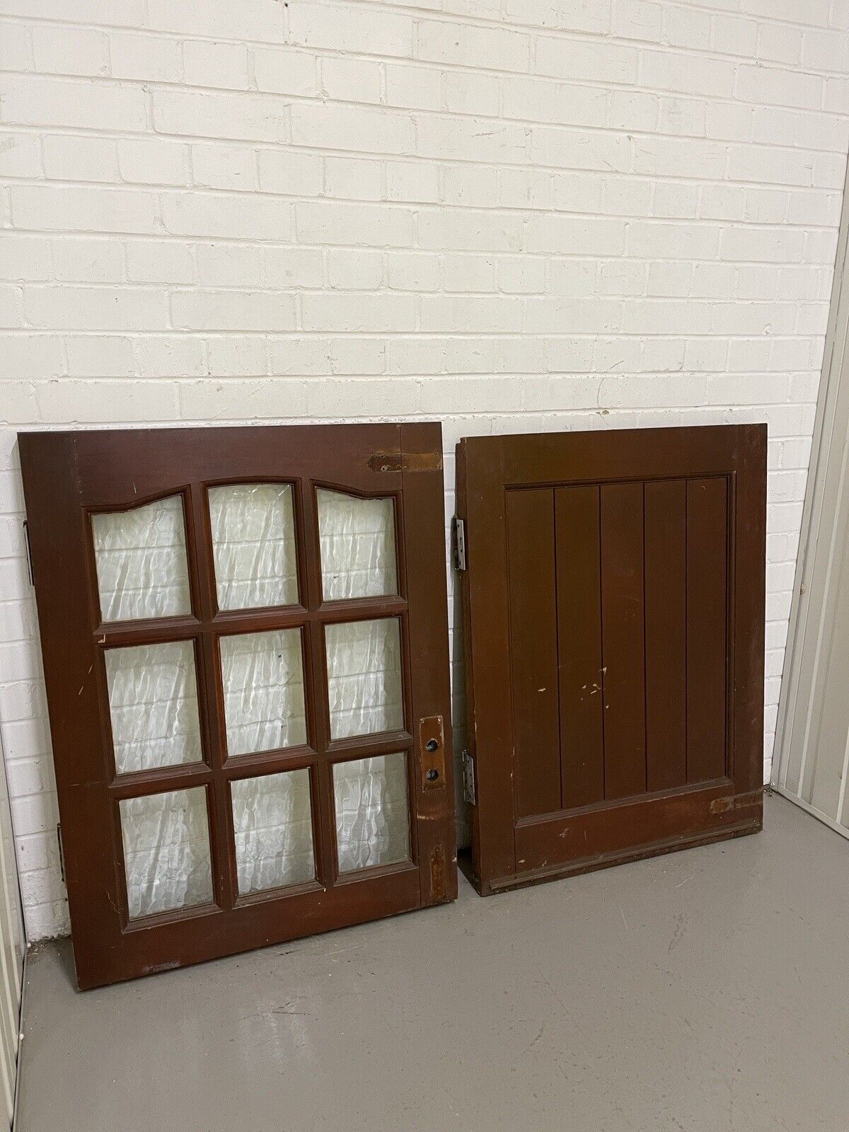 Solid Hardwood External Glass panel Stable Door 1955 X 748mm