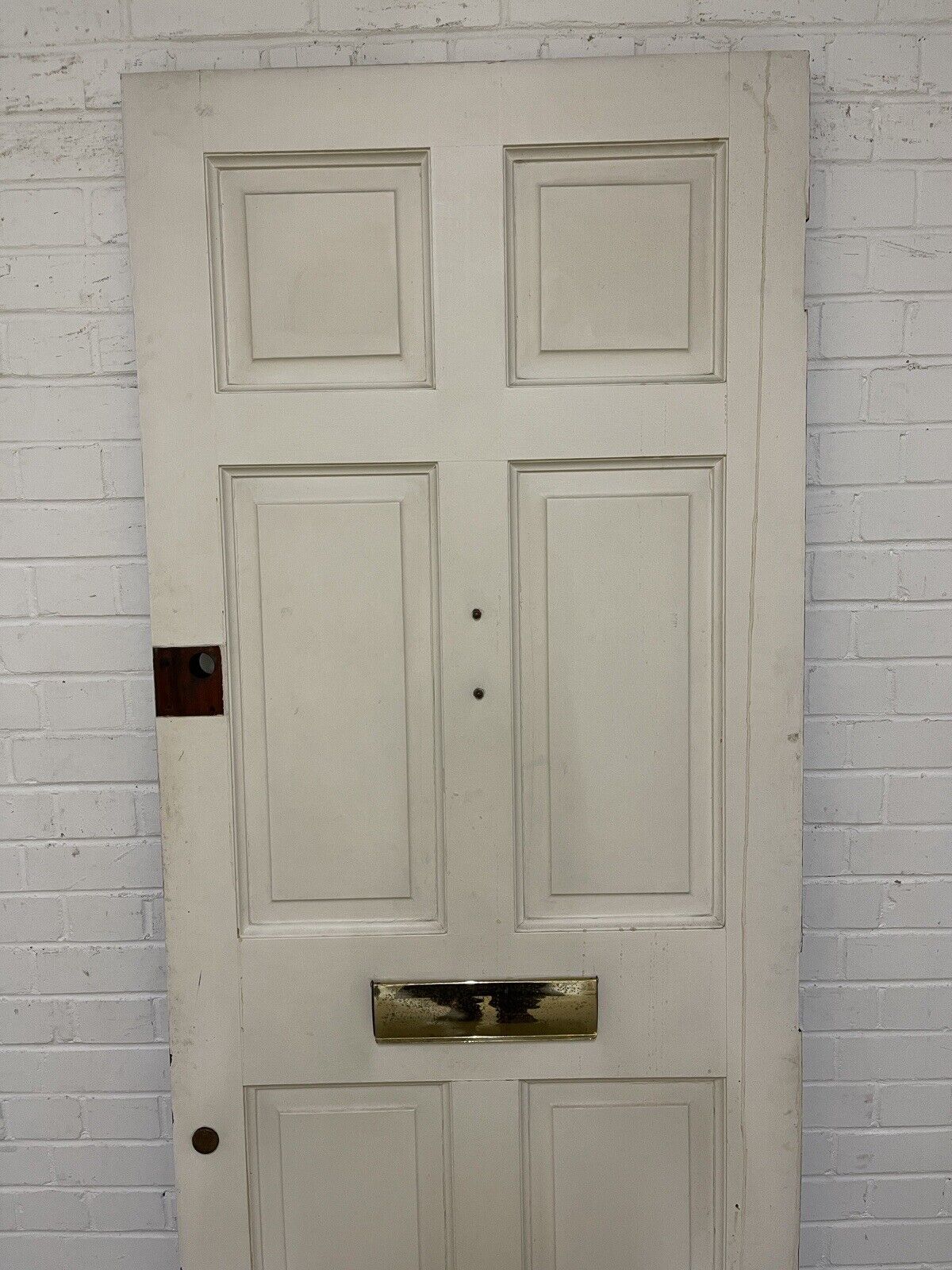 Reclaimed Old Wooden Bespoke Hardwood Front Door 2030 x 803mm