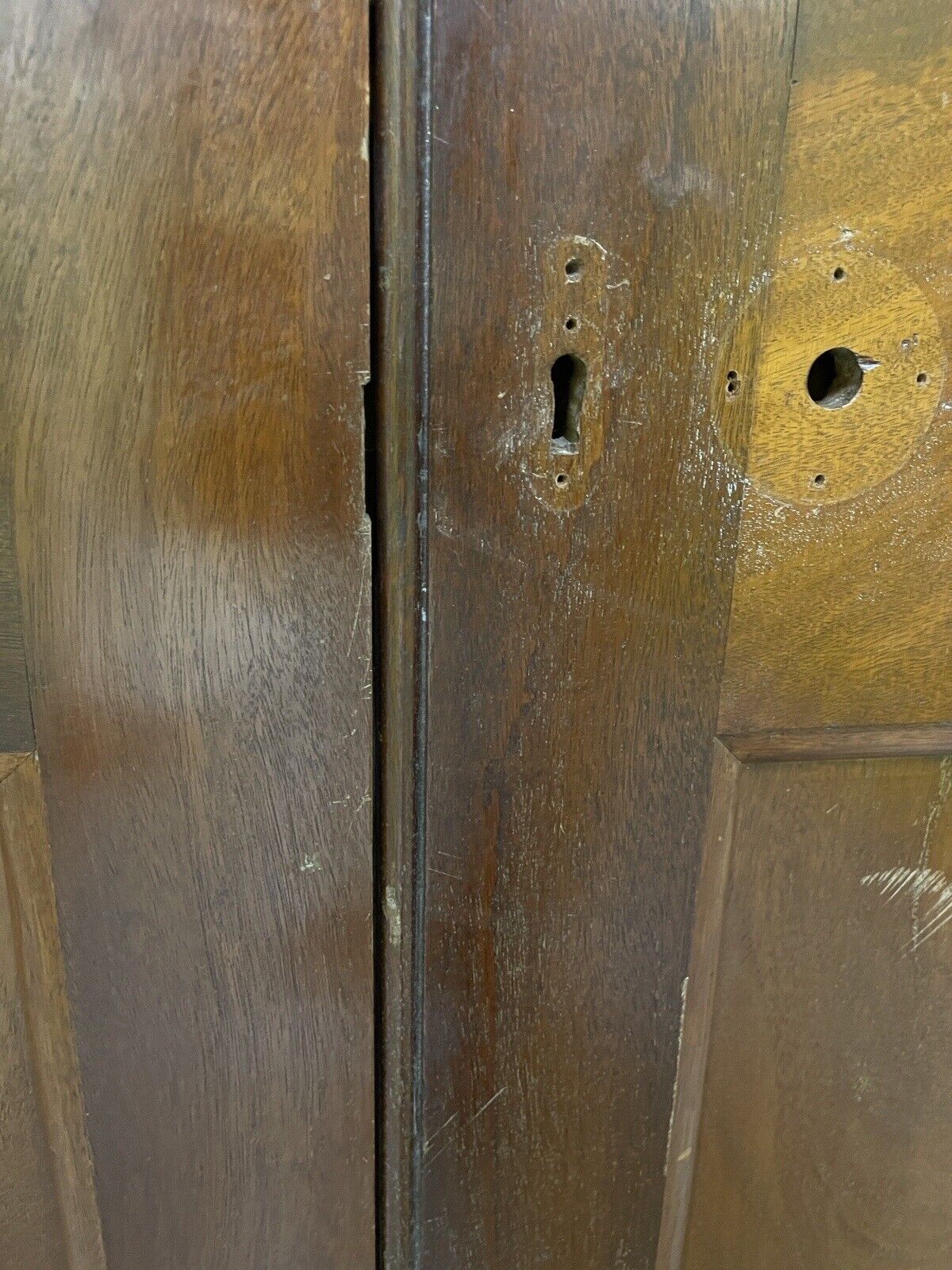 Reclaimed Large French Mahogany Wooden Double Doors Provenance Knightsbridge