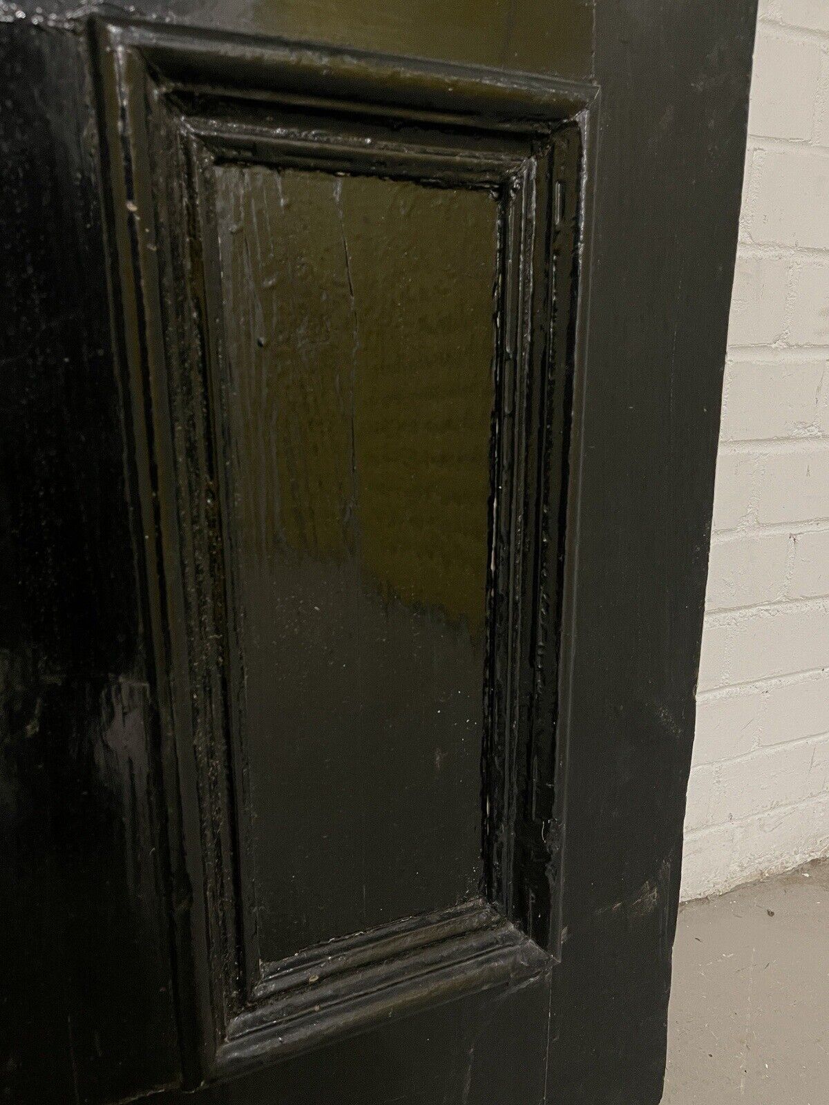 Reclaimed Victorian Edwardian Wooden Panel Front Door 1950 or 1945 x 760mm