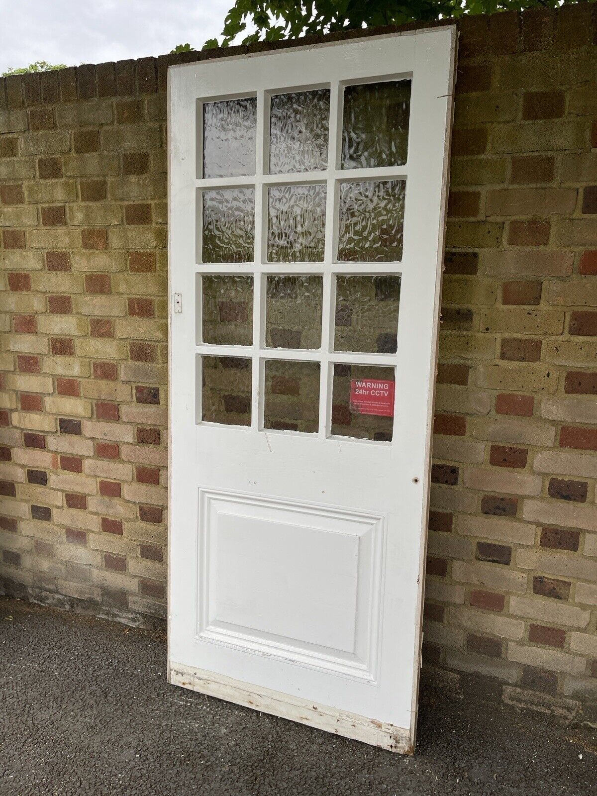 Reclaimed Georgian Wooden Panel Summer House External Door 1970 x 840mm