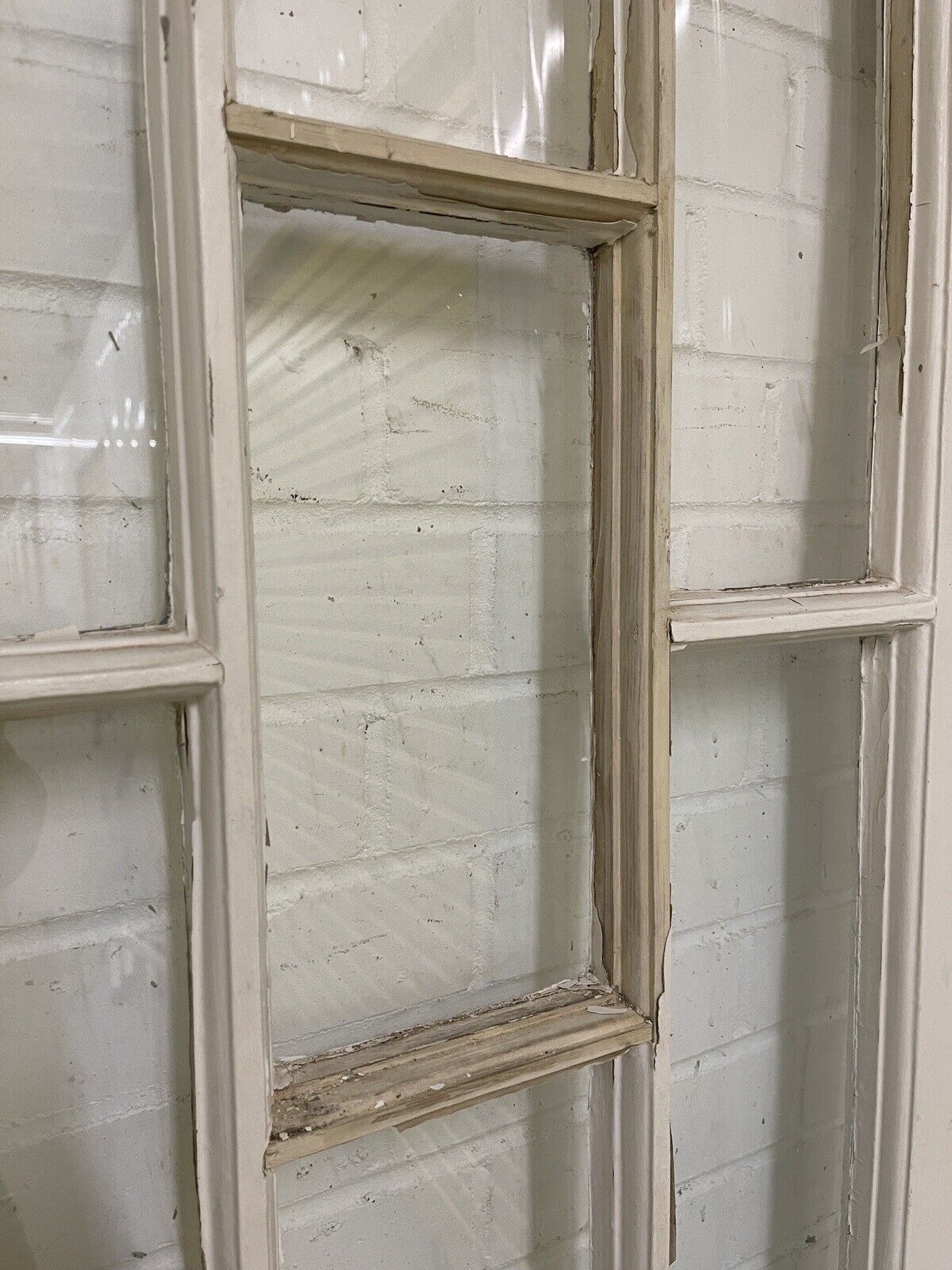 Reclaimed French Victorian Georgian Panel Wooden Double Doors 1967mm x 1220mm