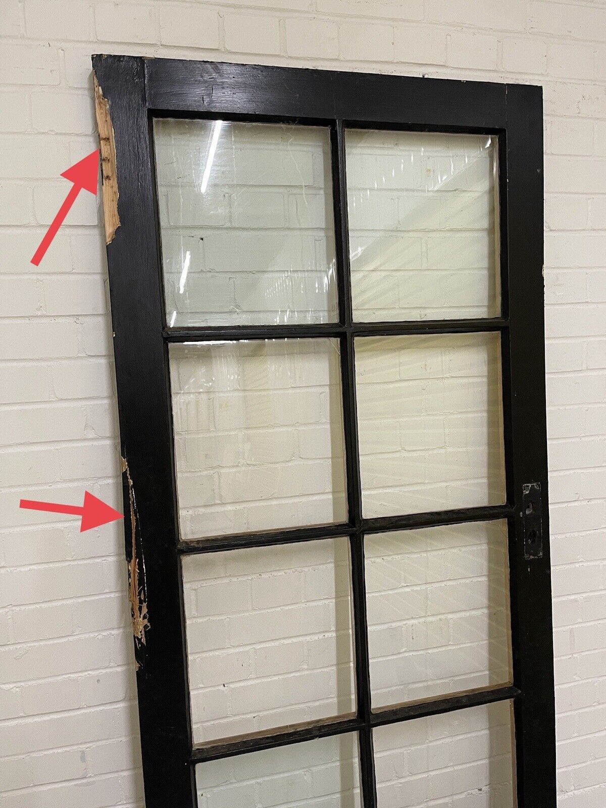 Reclaimed Georgian Wooden Panel External Side Back Door 1970x 860mm