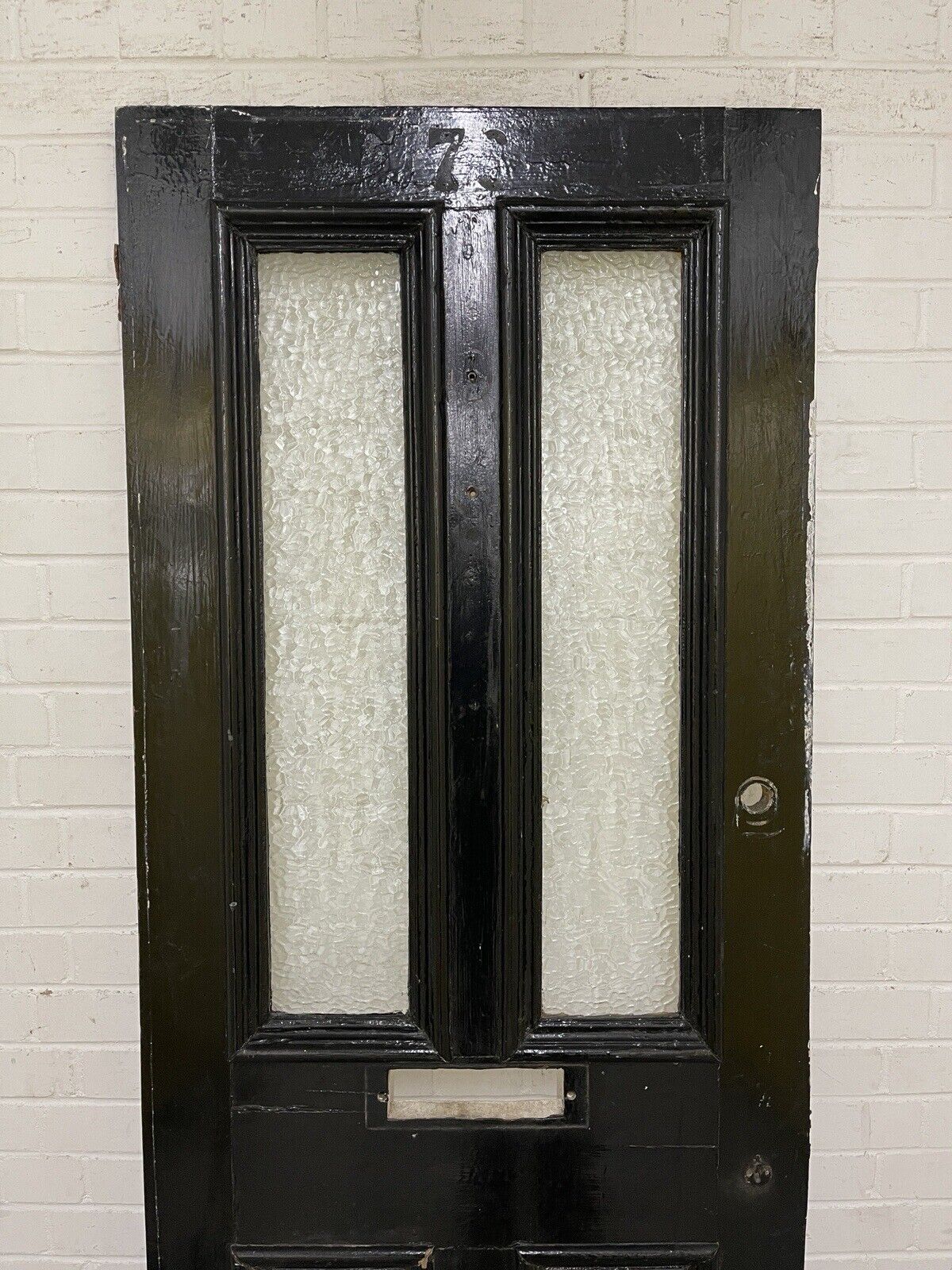 Reclaimed Victorian Edwardian Wooden Panel Front Door 1950 or 1945 x 760mm