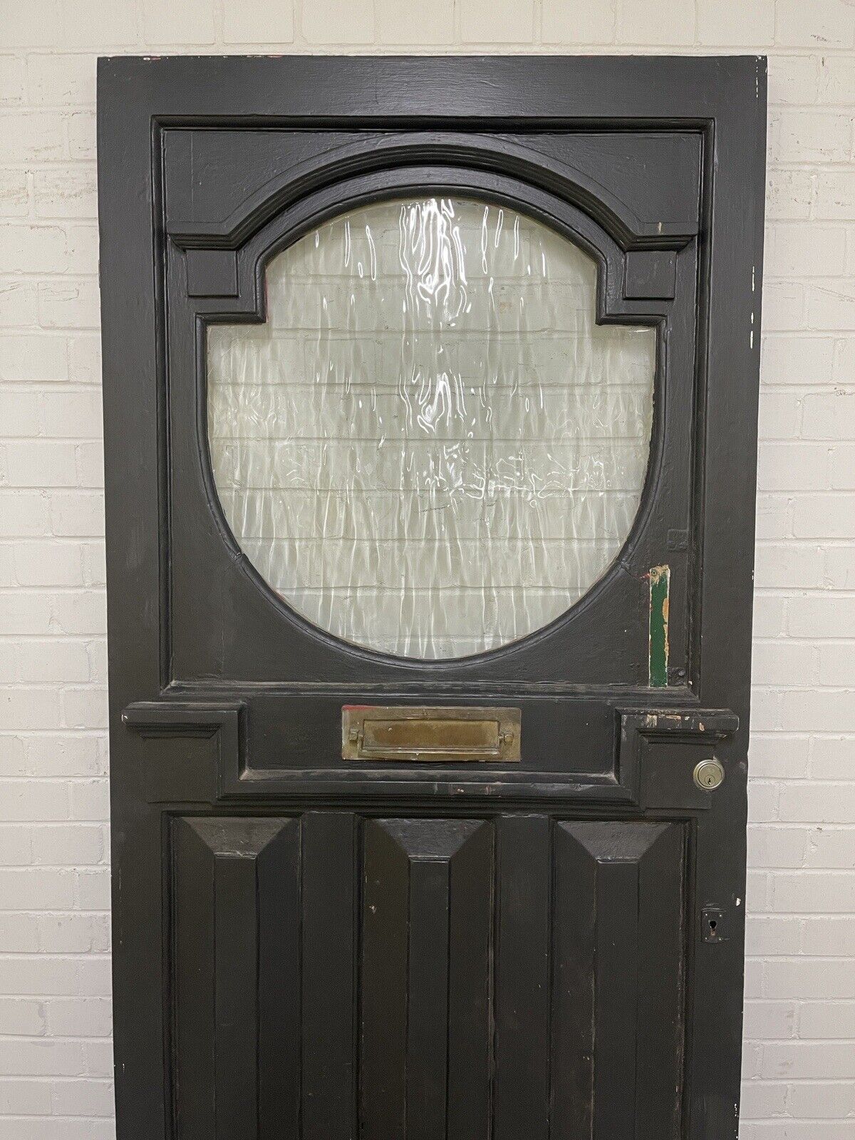 Reclaimed Victorian Edwardian Wooden Panel External Front Door 2130 x 915mm