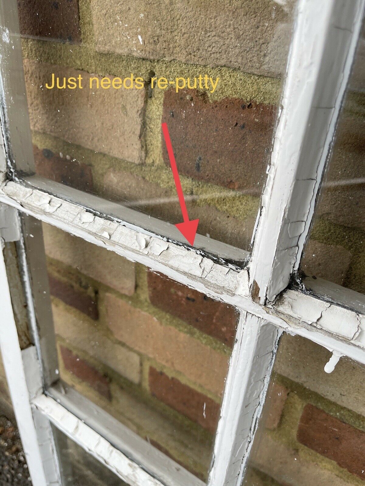 Modern Georgian 8 Panel Wooden Window 1110 x 555mm