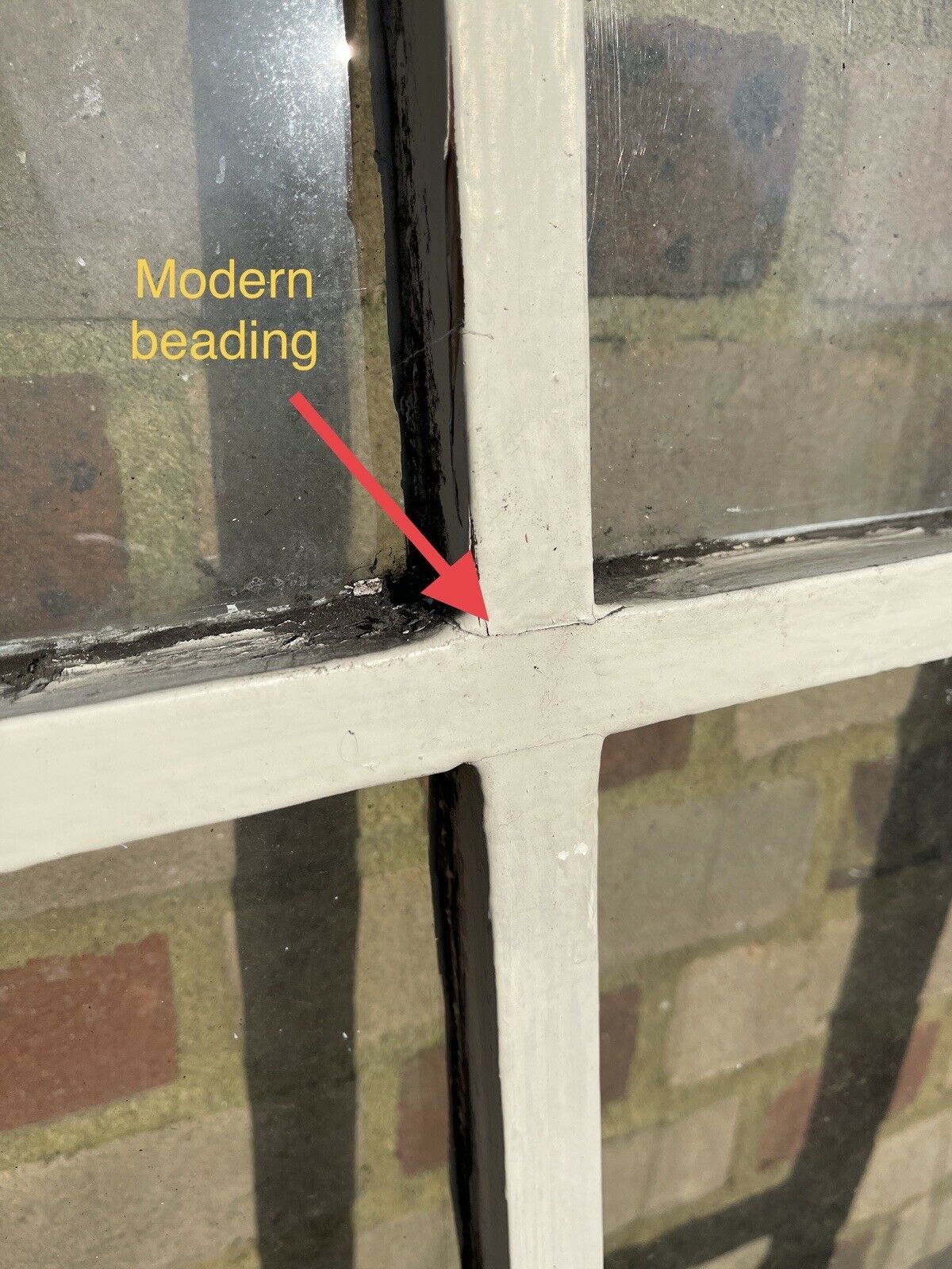Modern Georgian 6 Panel Wooden Window 563 x 1052mm