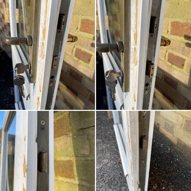 Reclaimed Old French Double Glazed Glass Wooden Double Doors 1365 x 2000mm