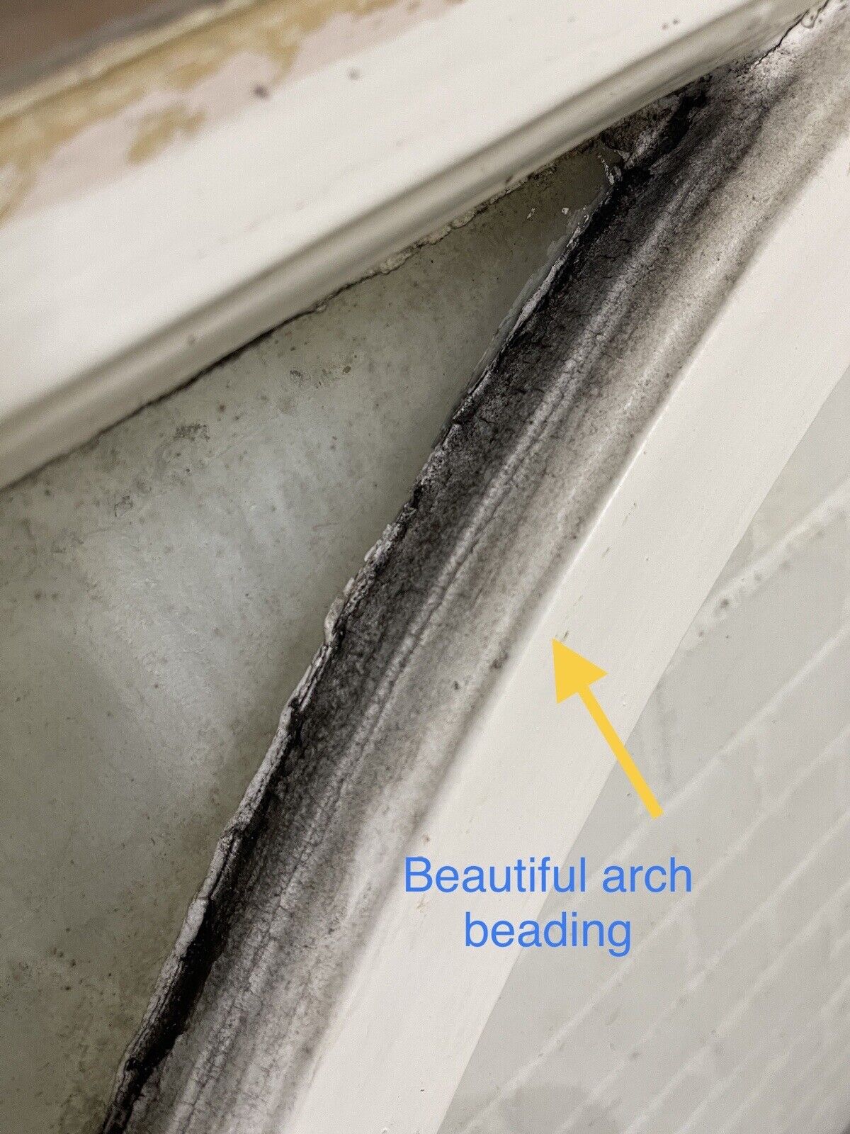 Reclaimed Old Edwardian Arch Wooden Sash Window 1255 x 1080mm