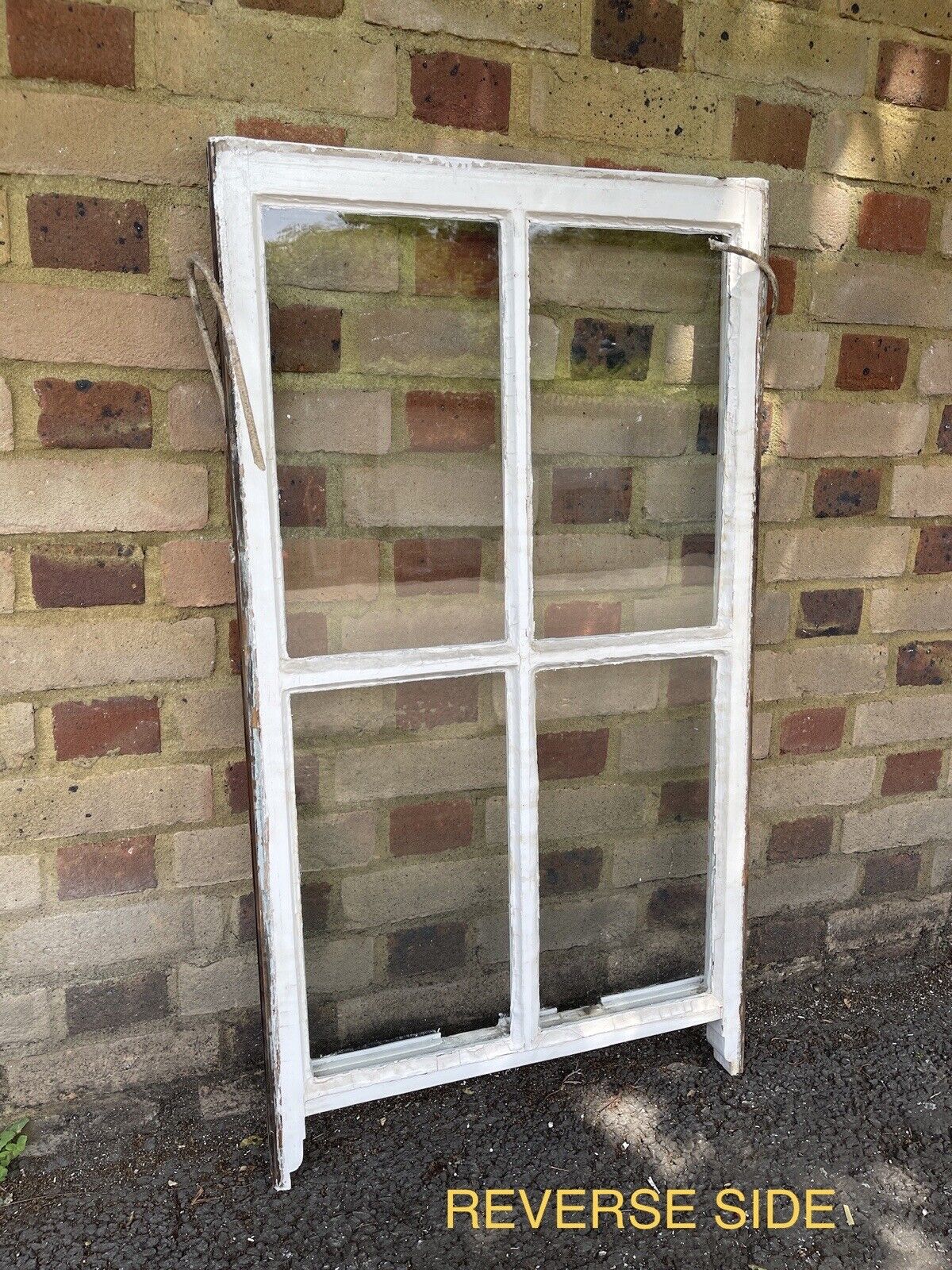 Reclaimed Old Georgian 4 Panel Wooden Window 1035 x 570mm