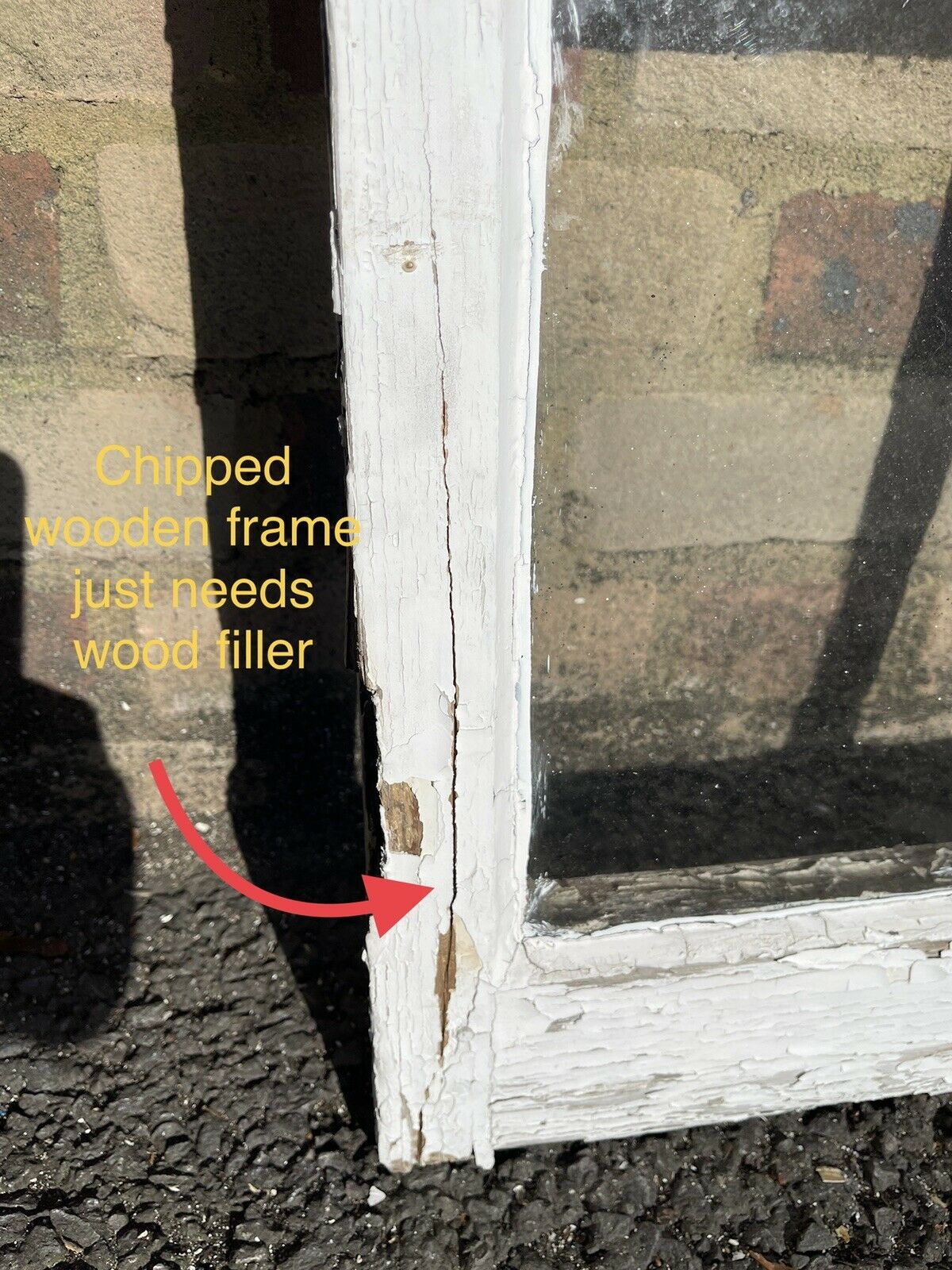 Modern Georgian 6 Panel Wooden Window 563 x 1052mm