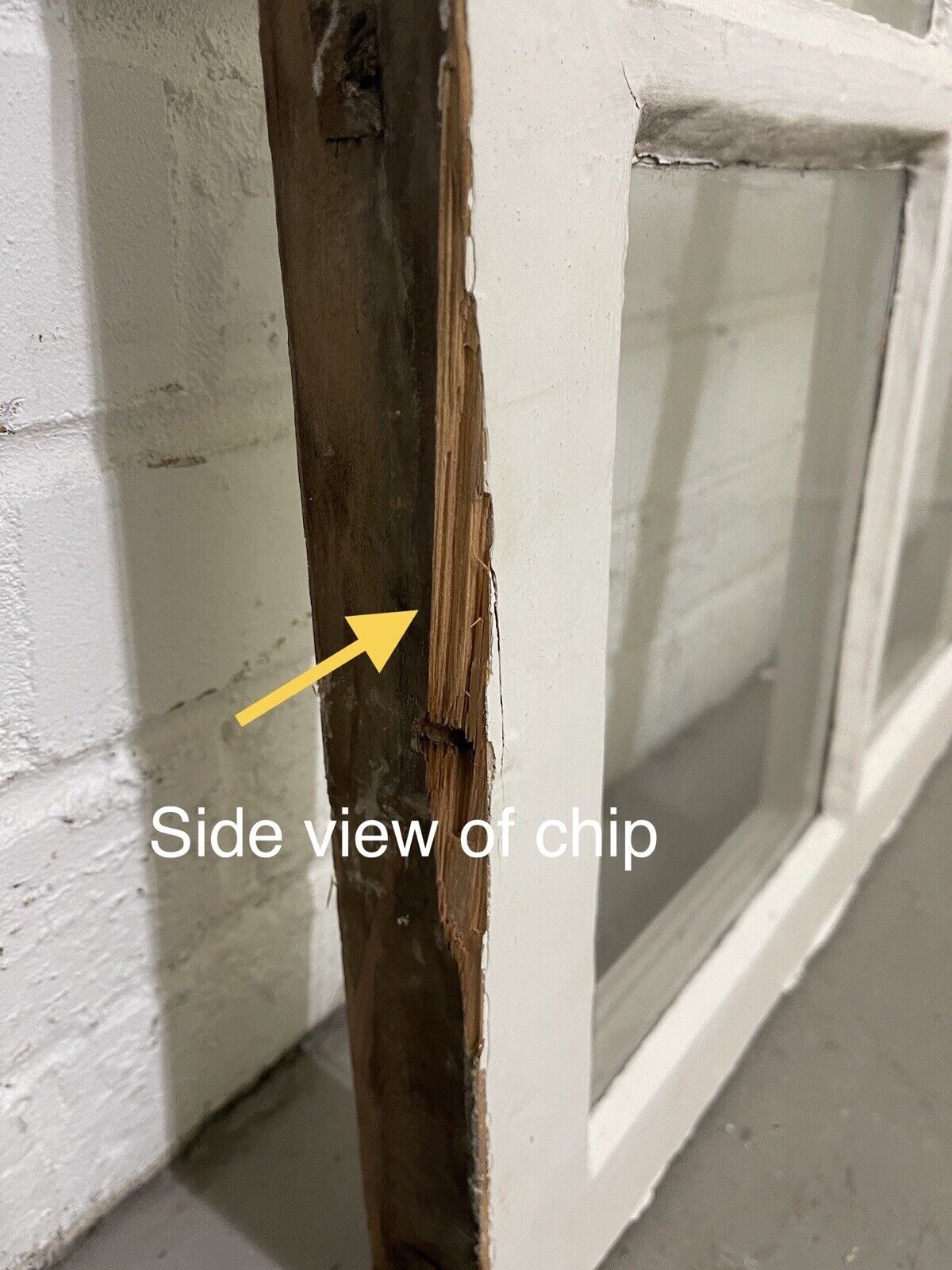 Reclaimed Old Georgian 4 Panel Wooden Window 865 x 725mm
