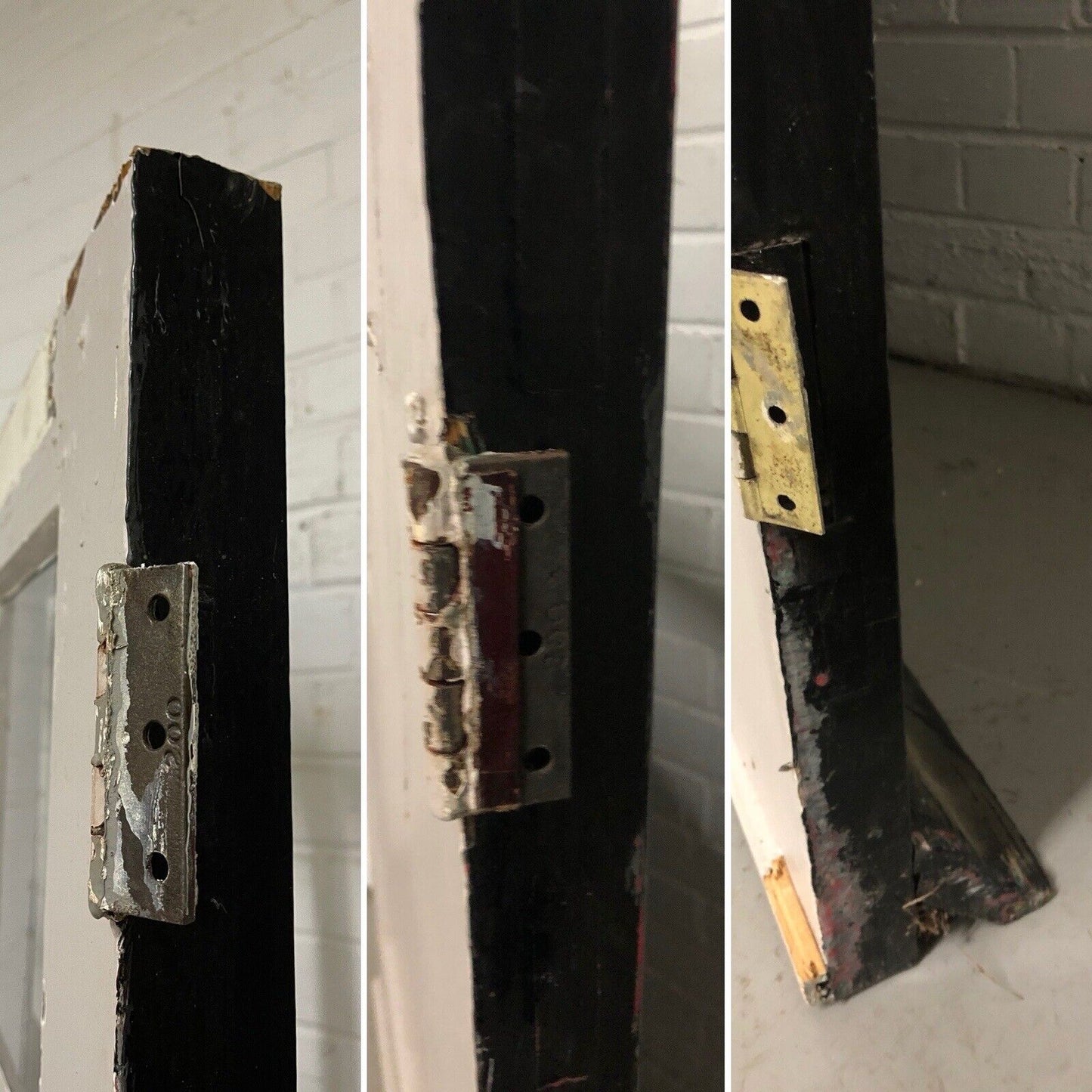 Reclaimed Georgian Victorian Wooden Panel Front Door 1970 Or 1975 x 910mm