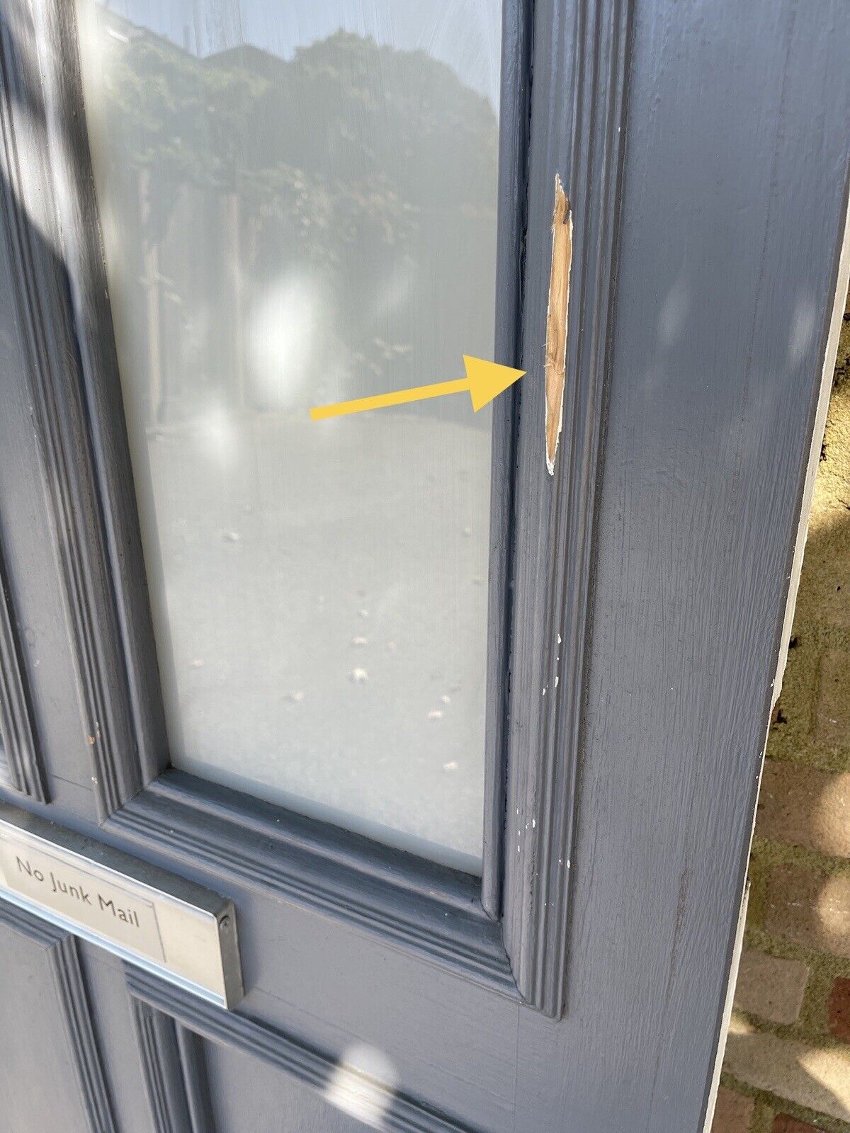 Reclaimed Victorian Wooden Panel External Front Door 2002 or 2030mm x 805mm