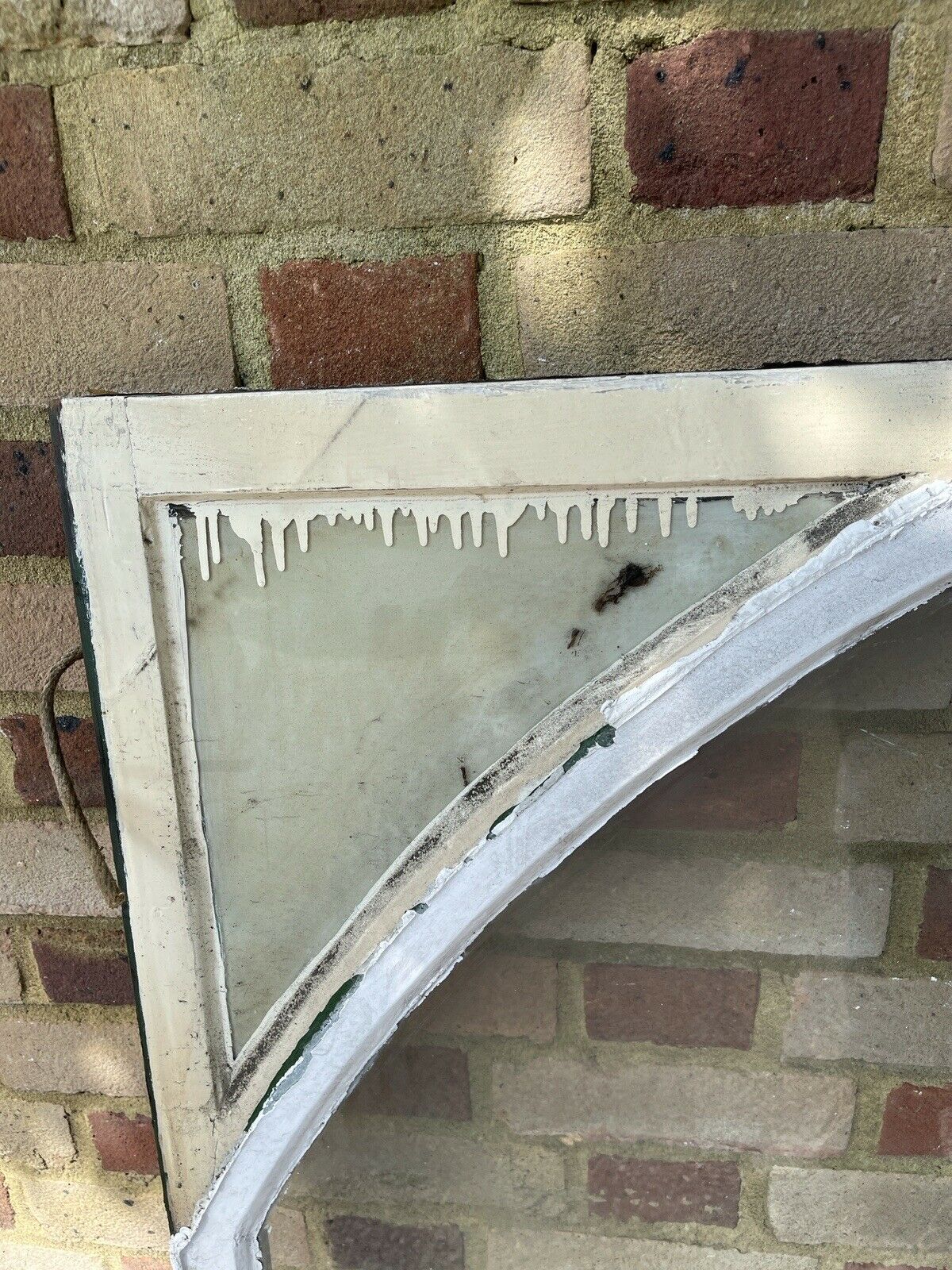 Reclaimed Old Edwardian Arch Wooden Sash Window 1015 x 915mm