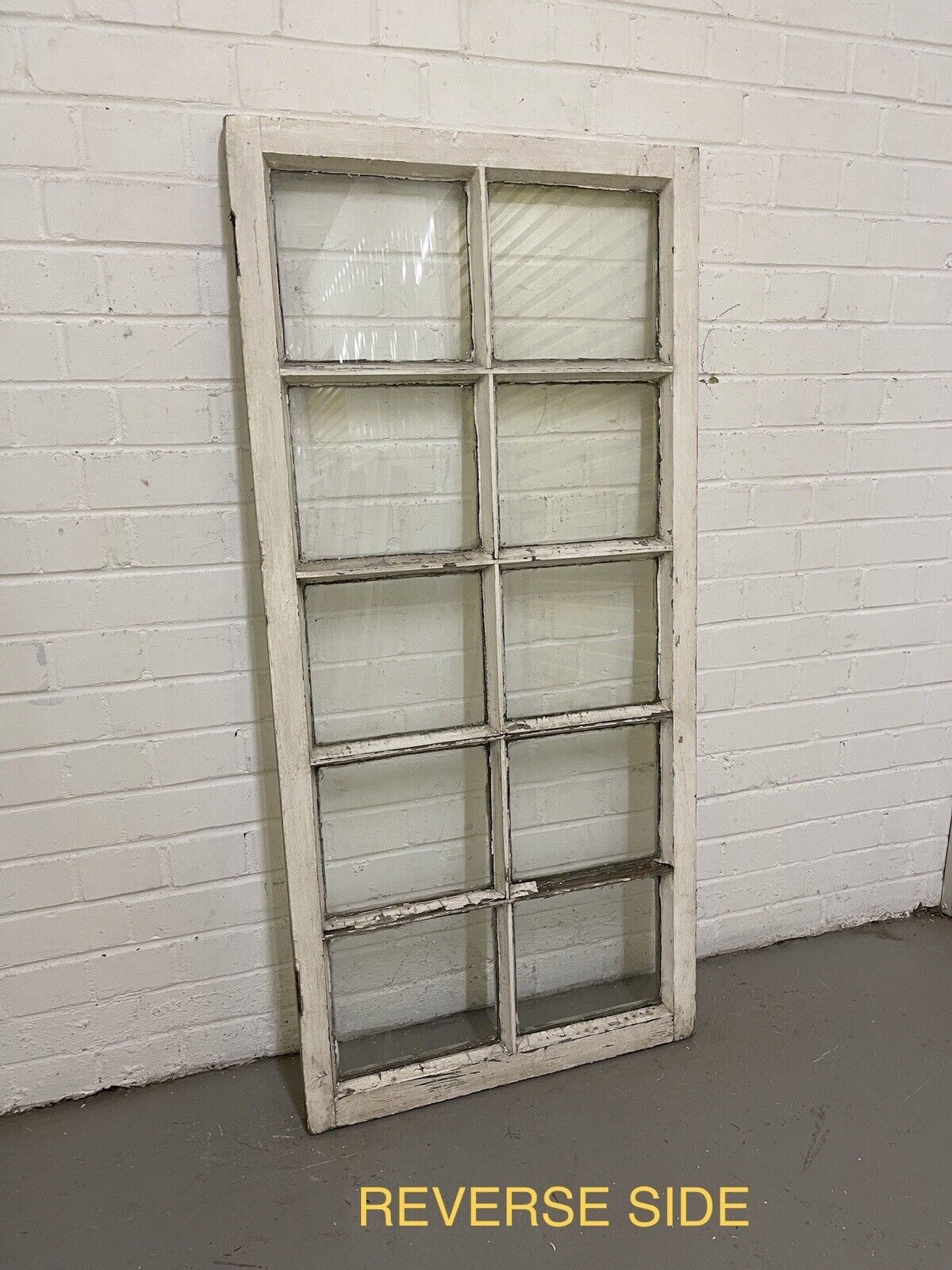 Modern Georgian 10 Panel Wooden Window 605 x 1290mm