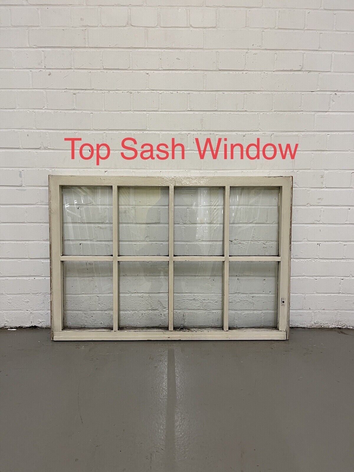 Pair of Modern Georgian 8 Panel Wooden Top Bottom Window 985 x 675 985 x 685