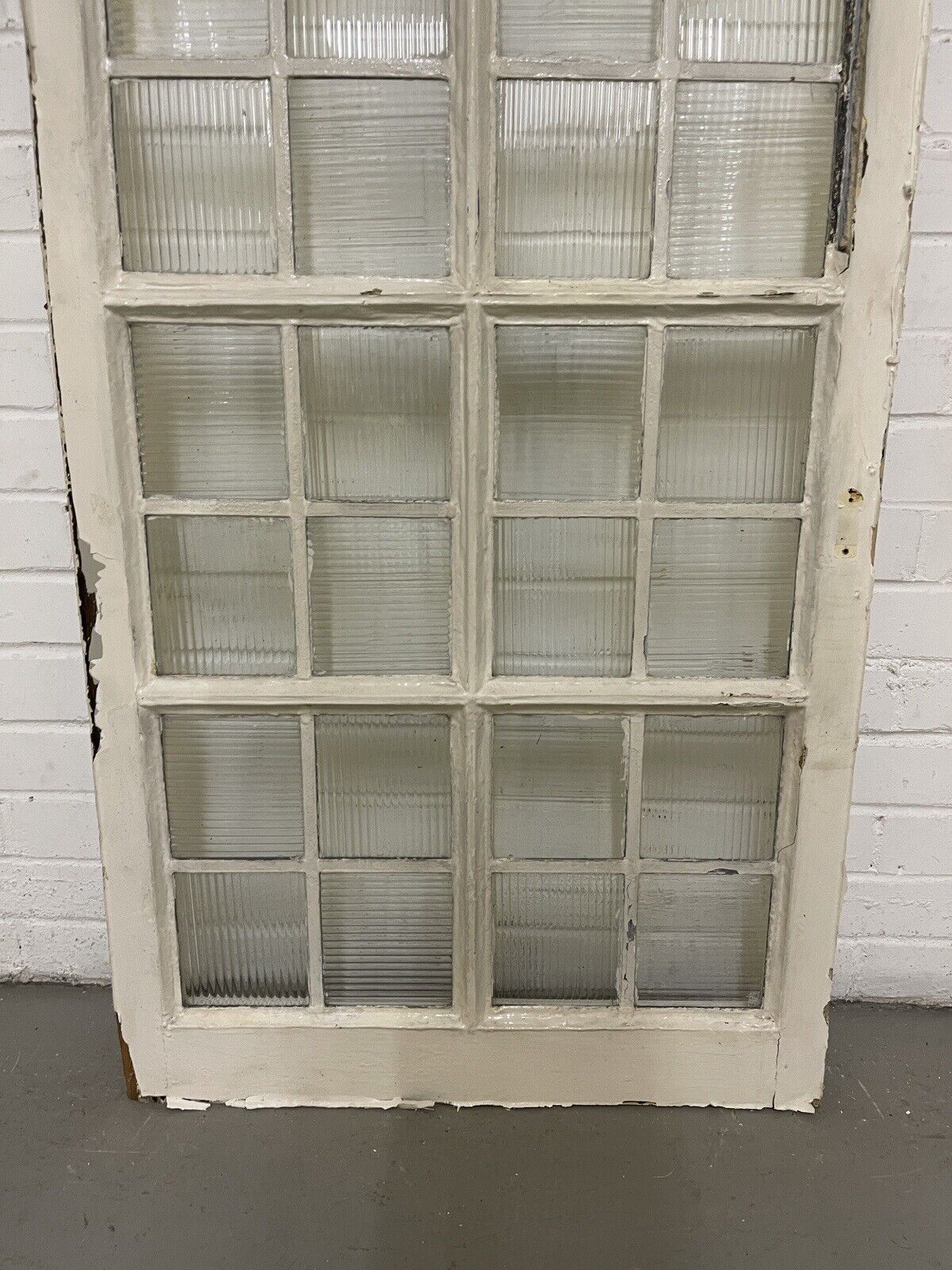 Reclaimed Leaded Light Panel Wooden Windows 1400 x 655mm