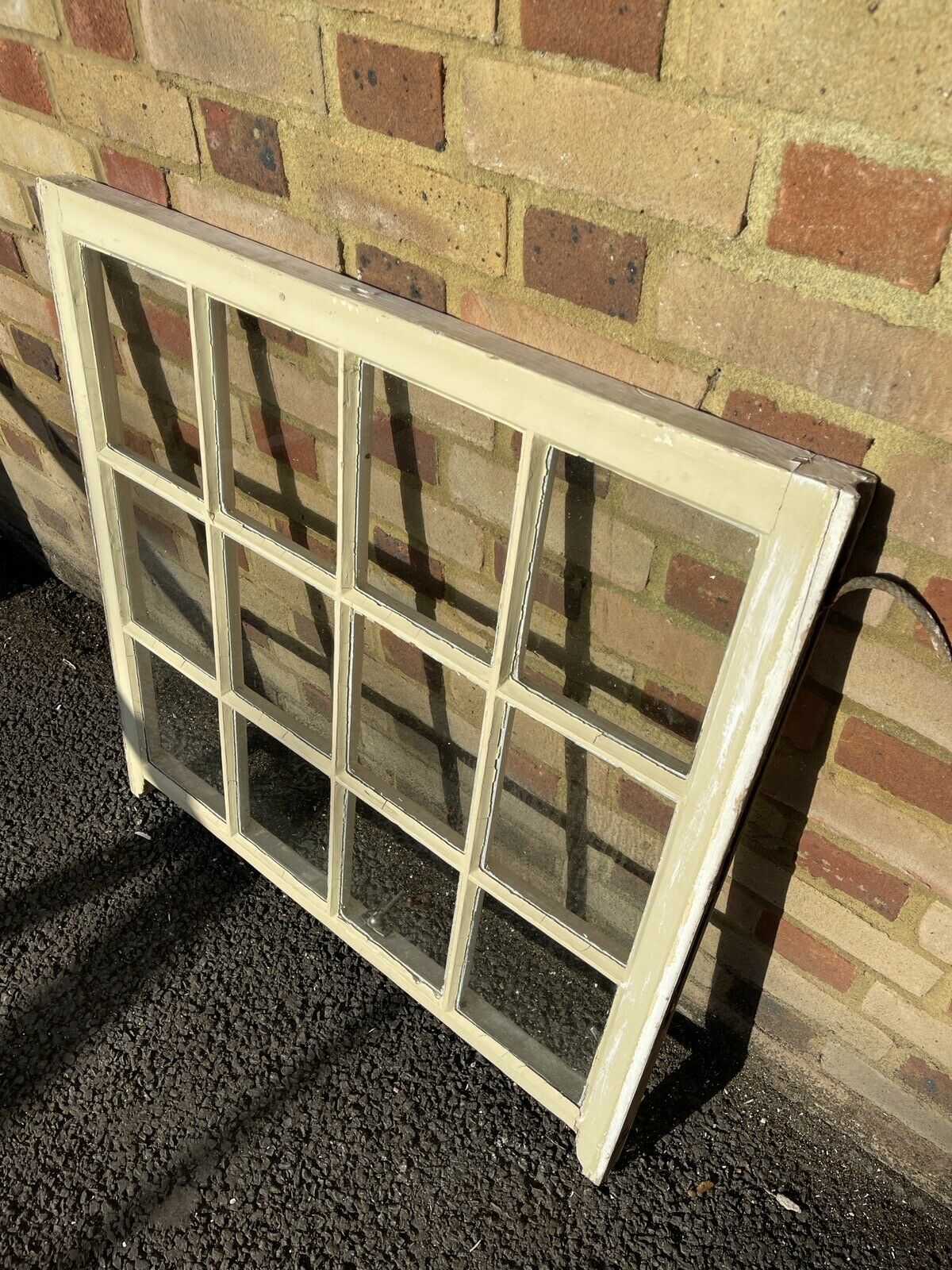 Reclaimed Old Georgian 12 Panel Wooden Window 890mm x 715mm
