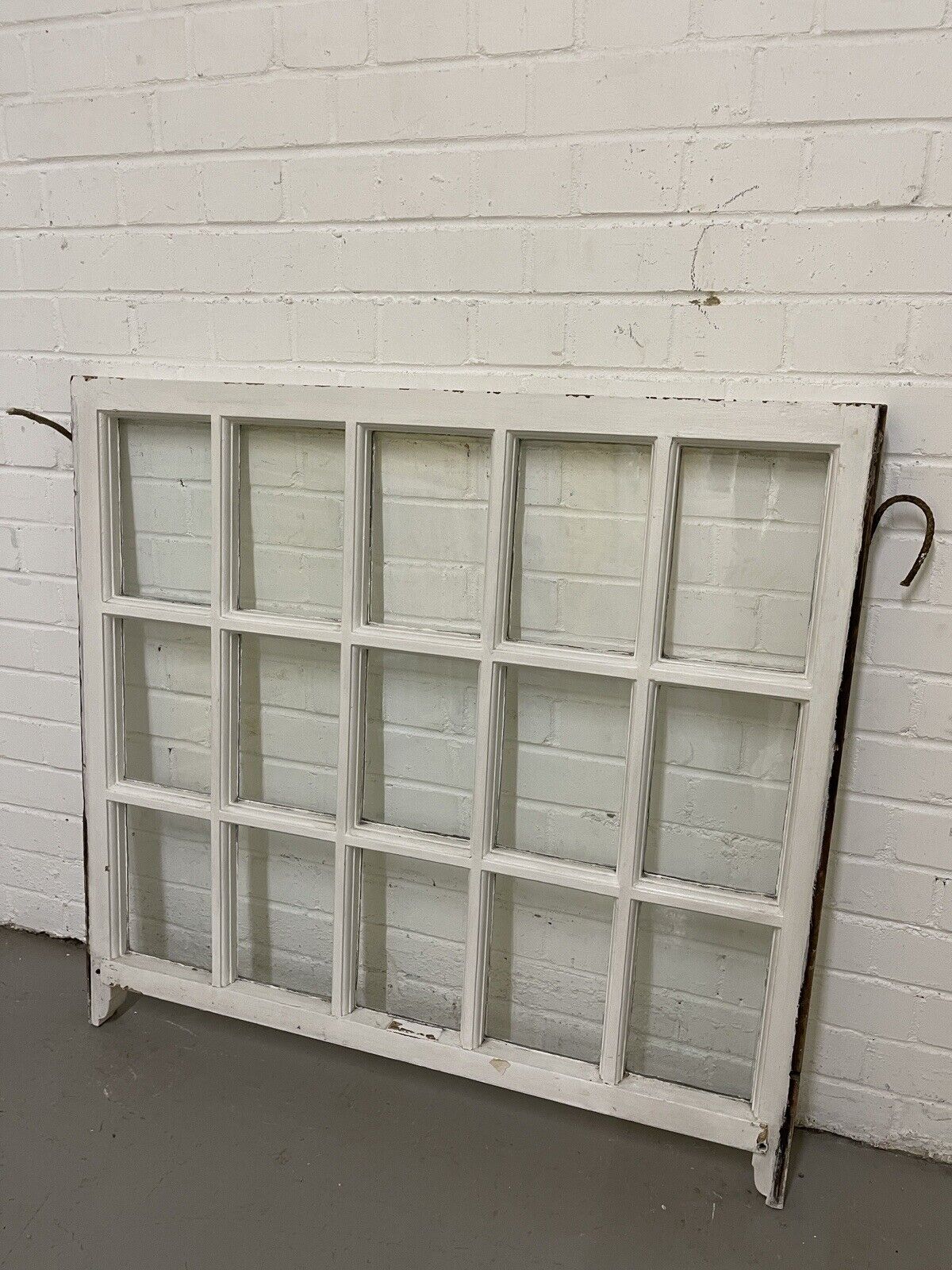 Reclaimed Old Georgian 15 Panel Wooden Window 965 x 905mm