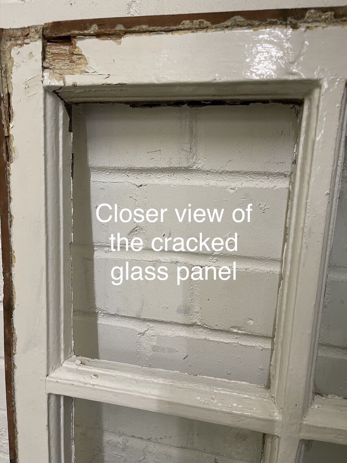 Reclaimed Old Georgian 4 Panel Wooden Window 495 x 585mm