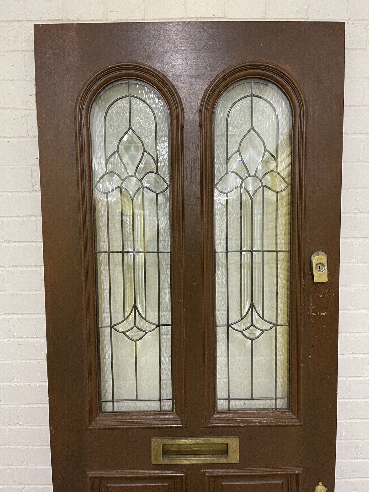 Reclaimed Victorian Style Wooden Panel External Front Door 1980 1965 x 840mm