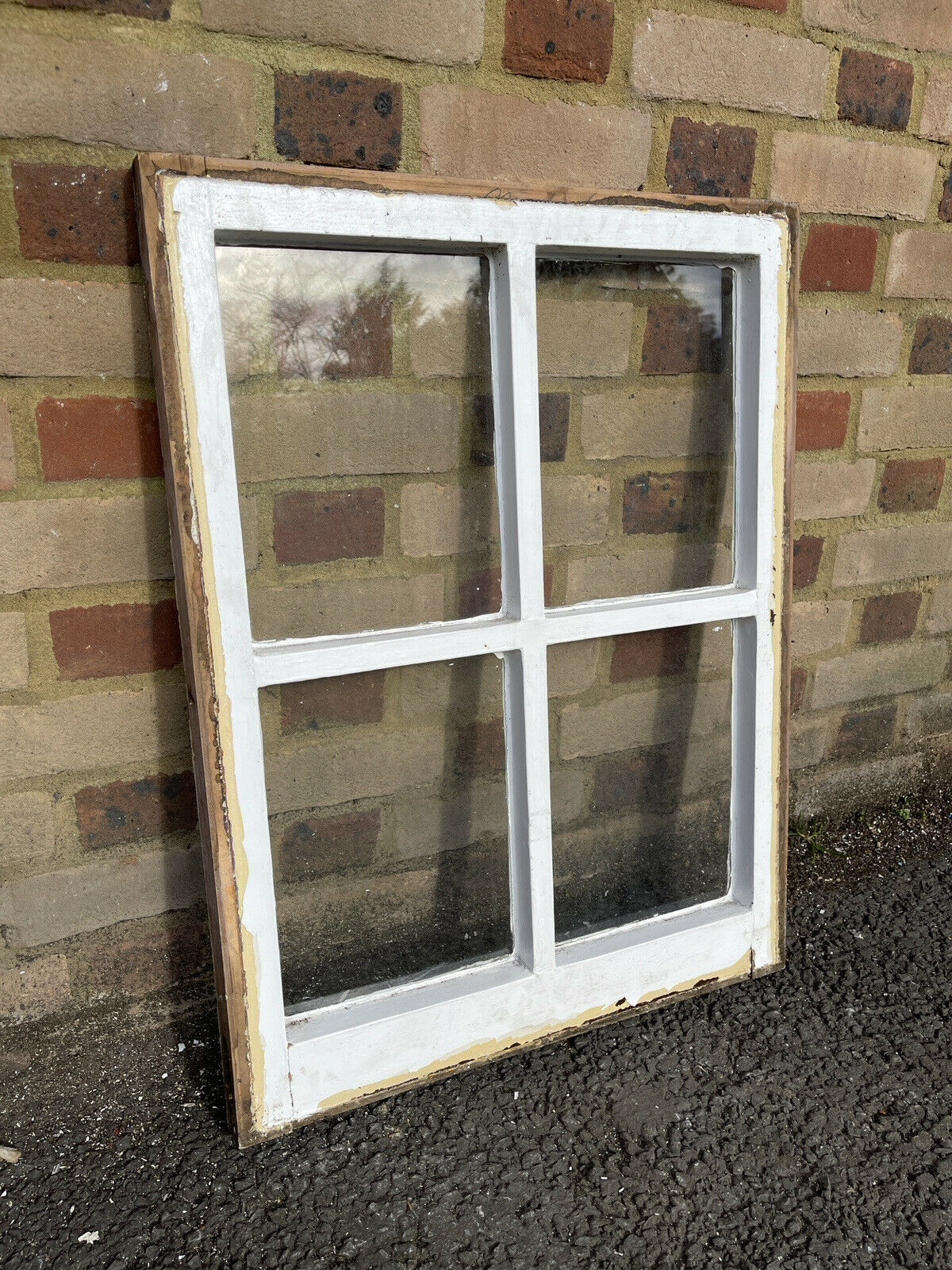 Modern Georgian 4 Panel Wooden Window 563 x 750mm