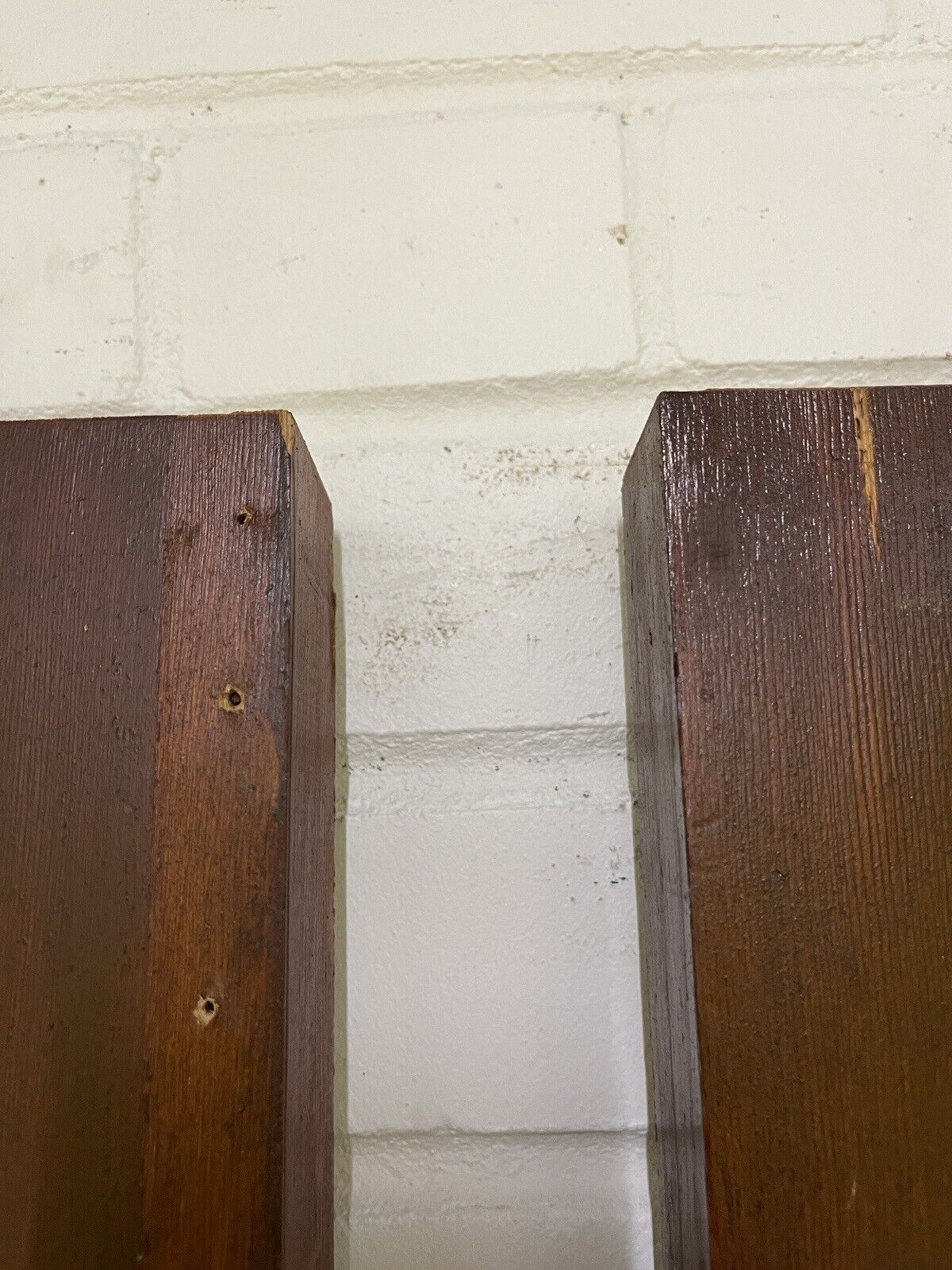 Reclaimed Old French Double Glazed Glass Wooden Double Doors 1980 x 1100mm