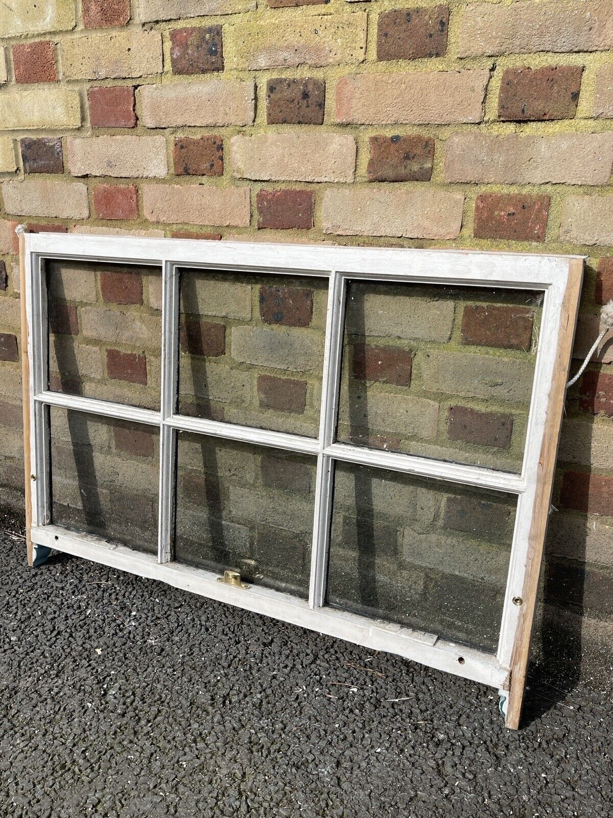 Reclaimed Old Georgian 6 Panel Wooden Window 1003 x 675mm